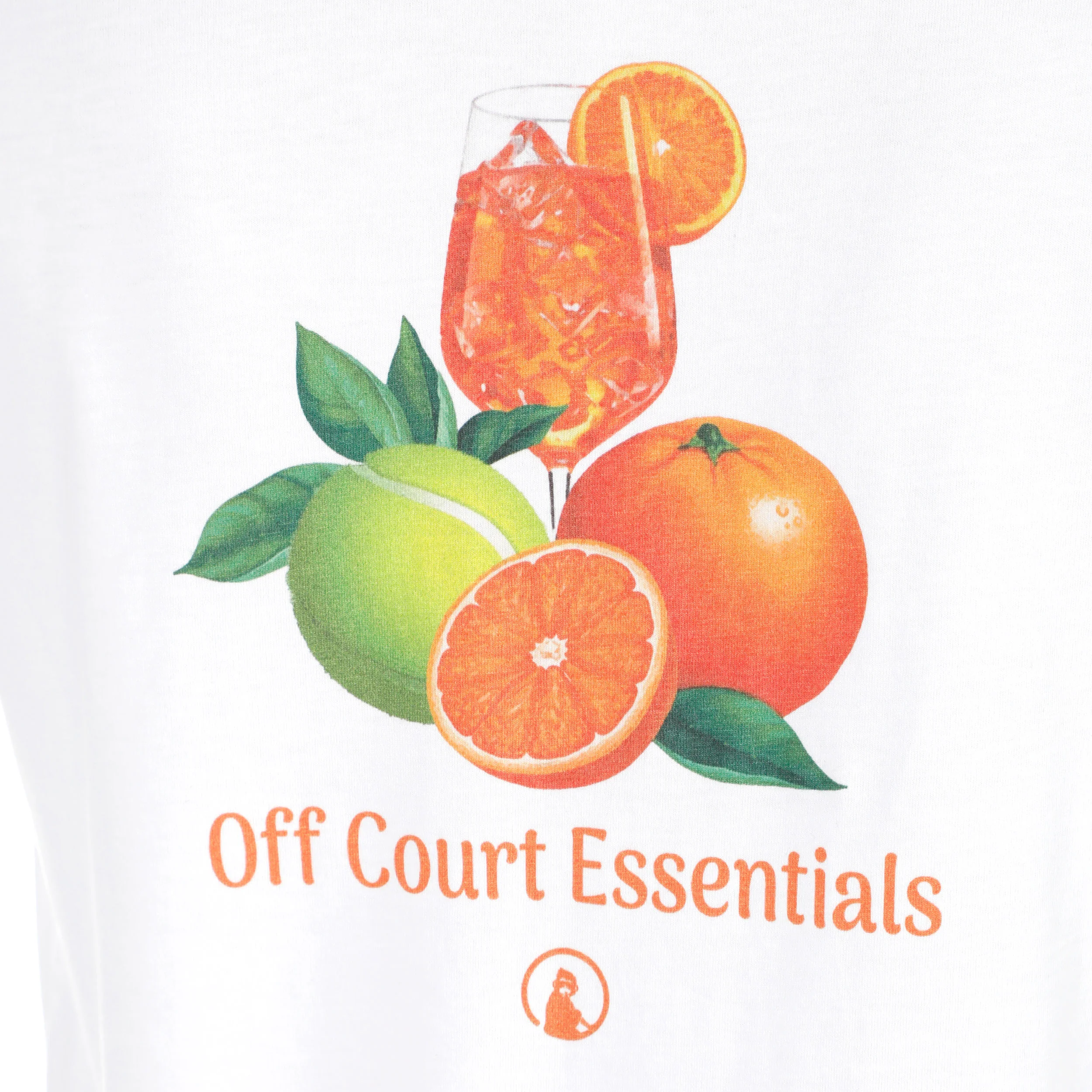 Joy Off Court Essentials T-shirt Femmes-blanc, vert - Image 5