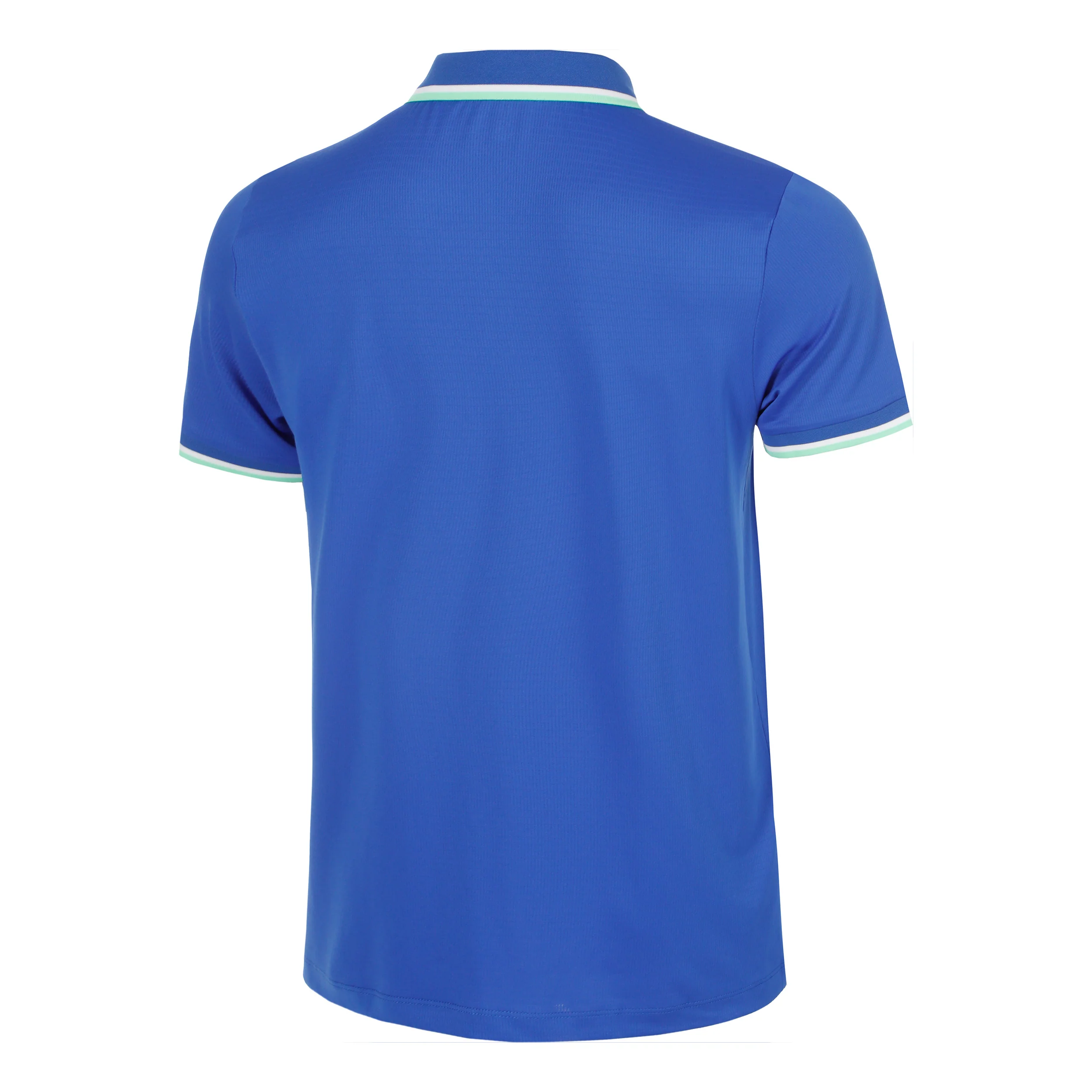 Joy Tournament Tipping Polo Hommes - bleu, blanc - Image 2
