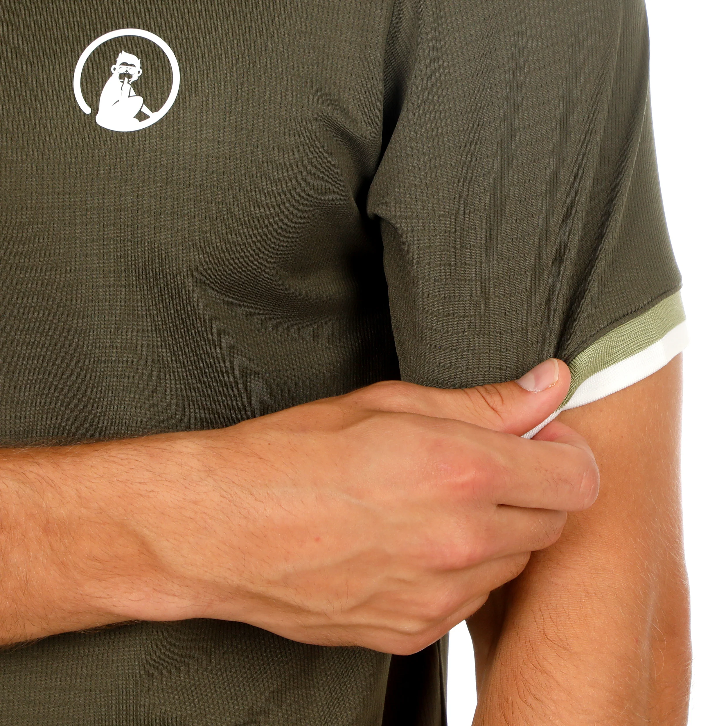 Memories Break Ringer T-shirt Hommes - vert foncé - Image 10