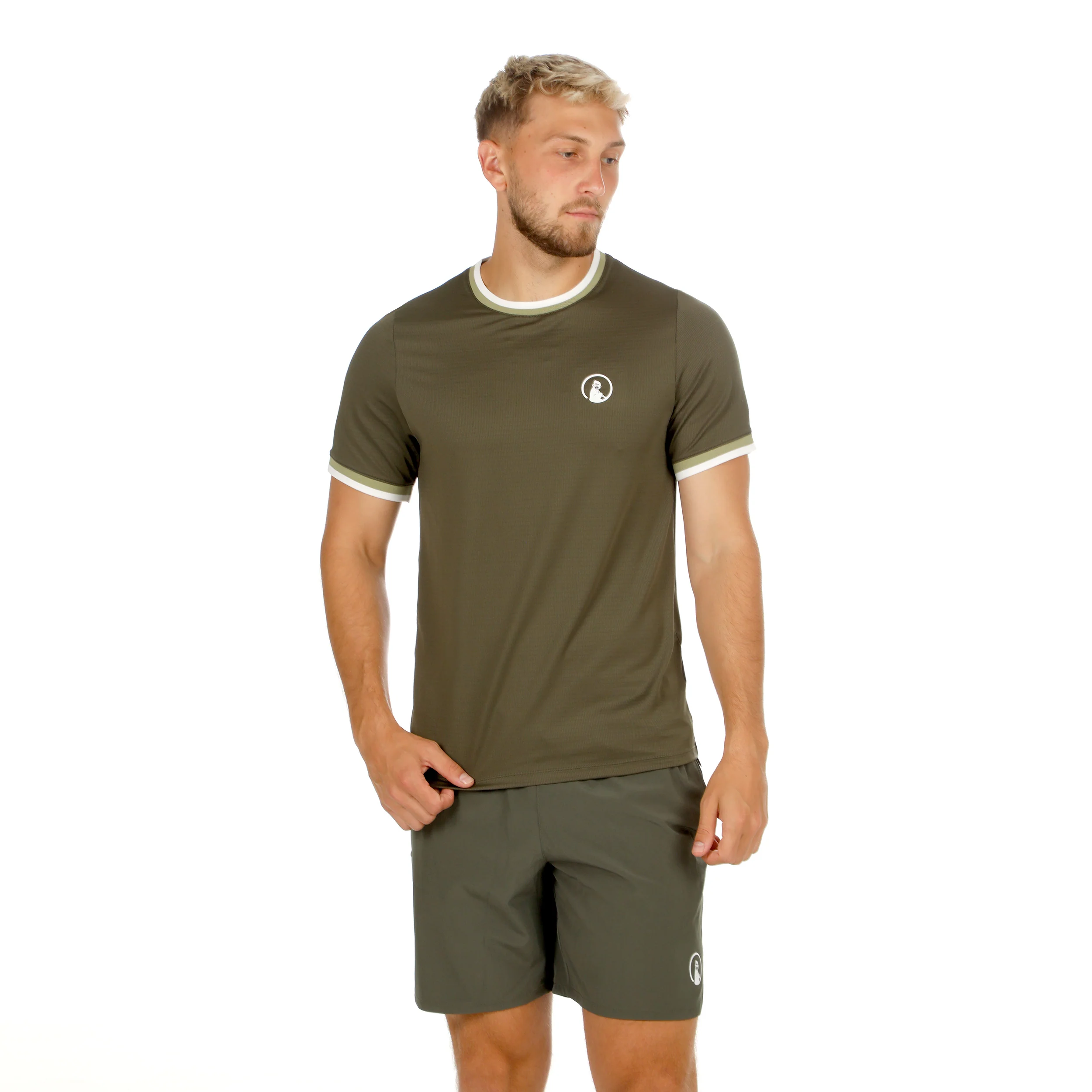 Memories Break Ringer T-shirt Hommes - vert foncé - Image 6