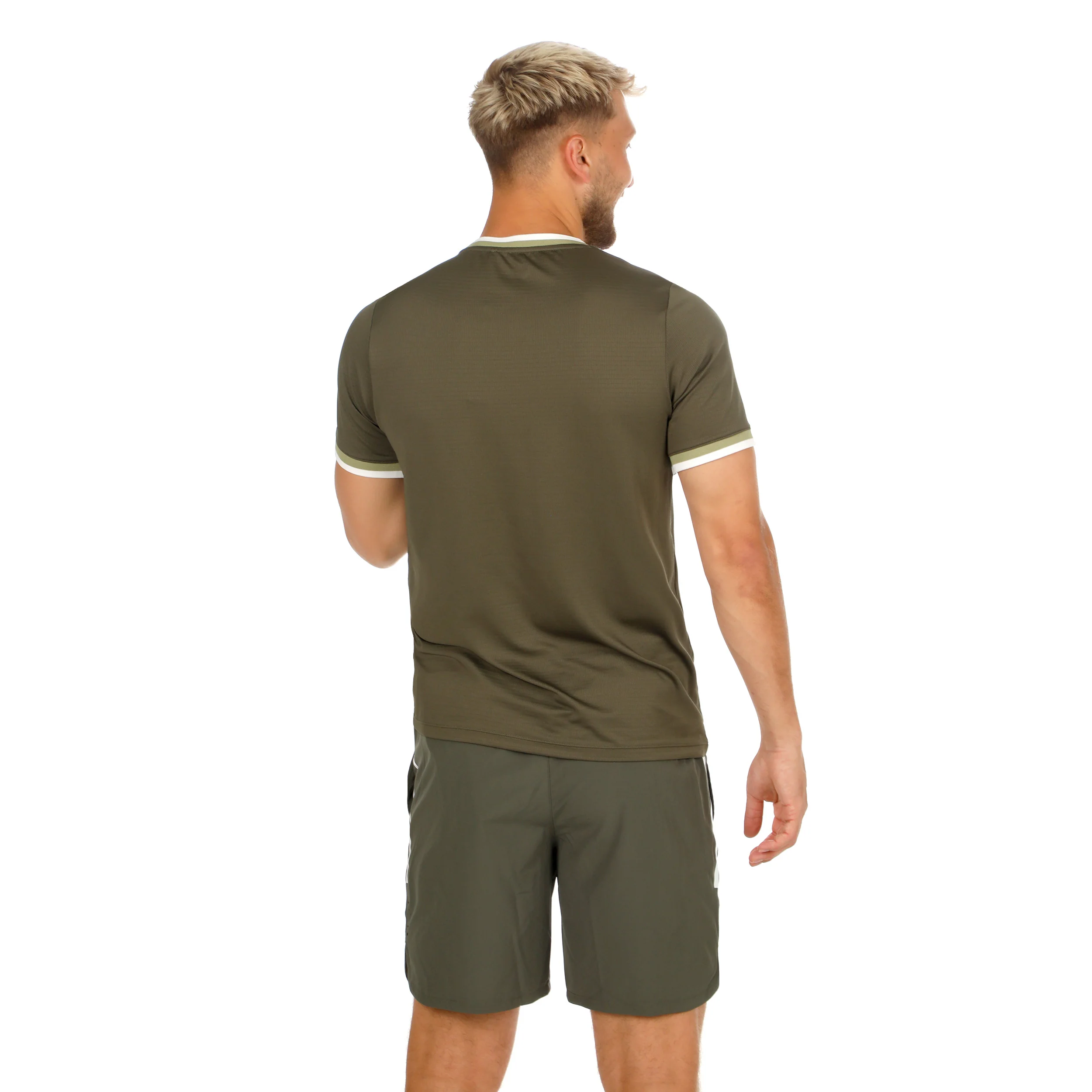 Memories Break Ringer T-shirt Hommes - vert foncé - Image 7