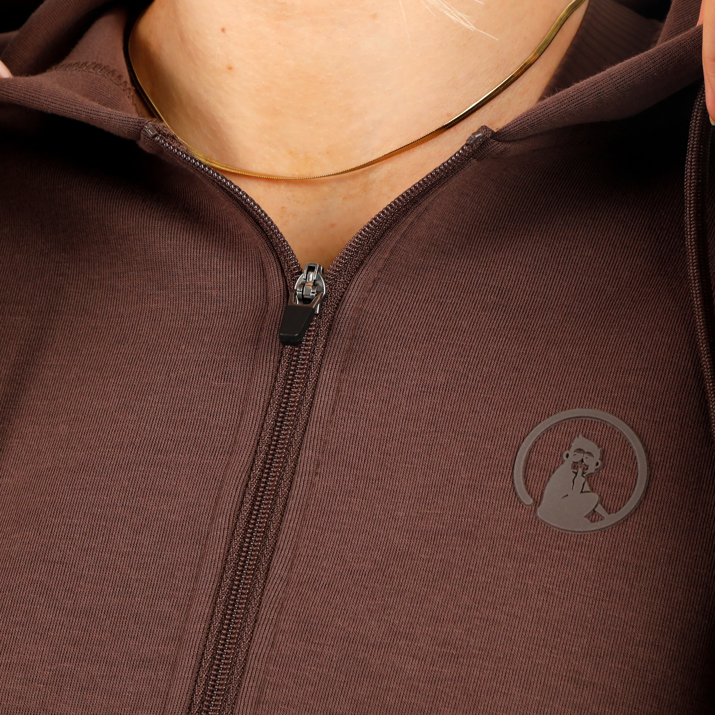 Memories Core Zip W Gilet en coton Femmes - marron - Image 7