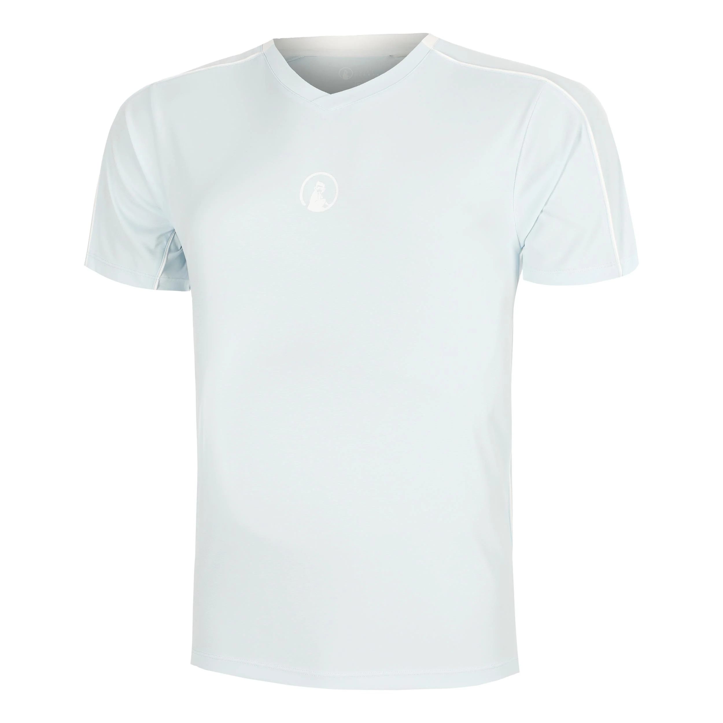 Memories Topspin V-Neck T-shirt Hommes - bleu clair