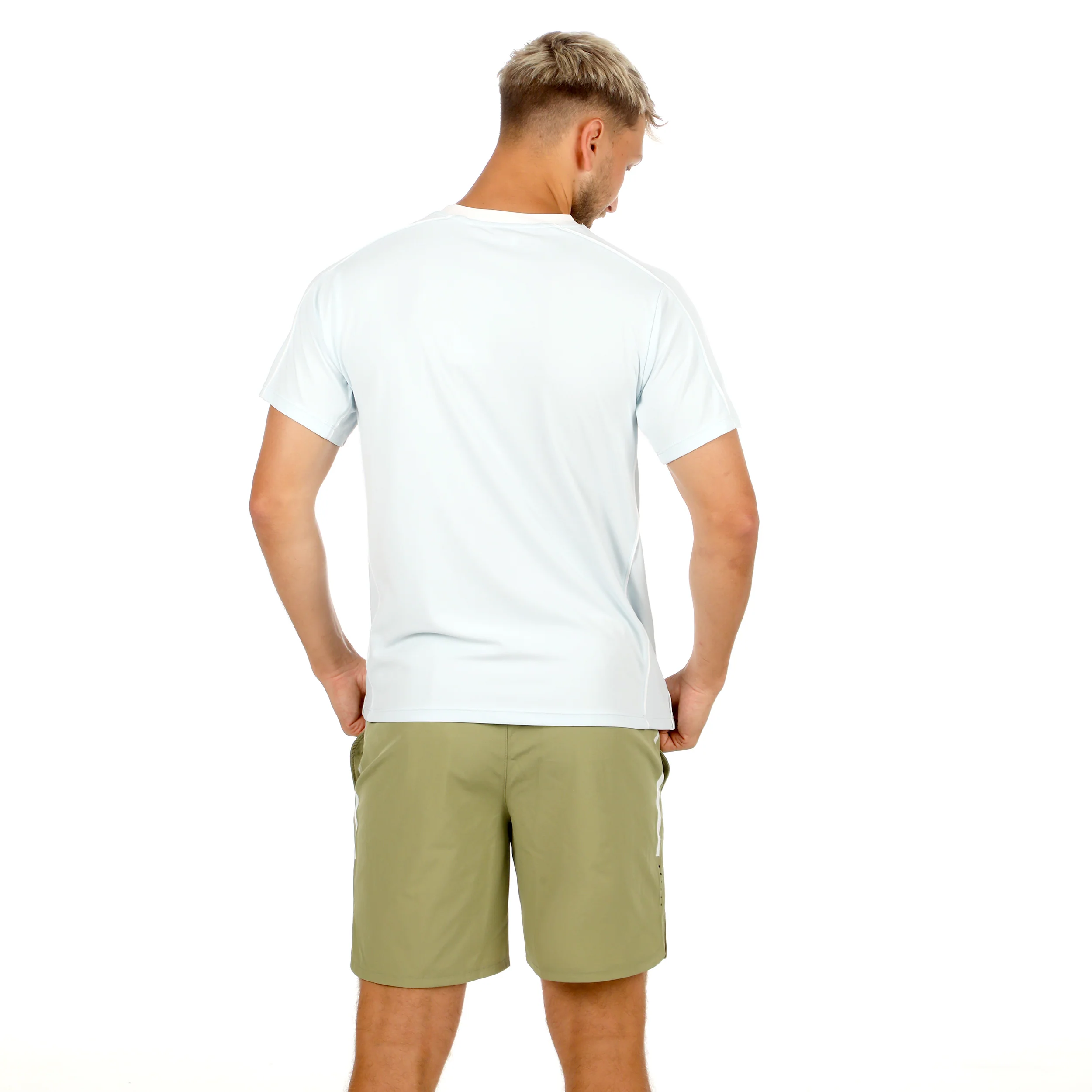 Memories Topspin V-Neck T-shirt Hommes - bleu clair - Image 6