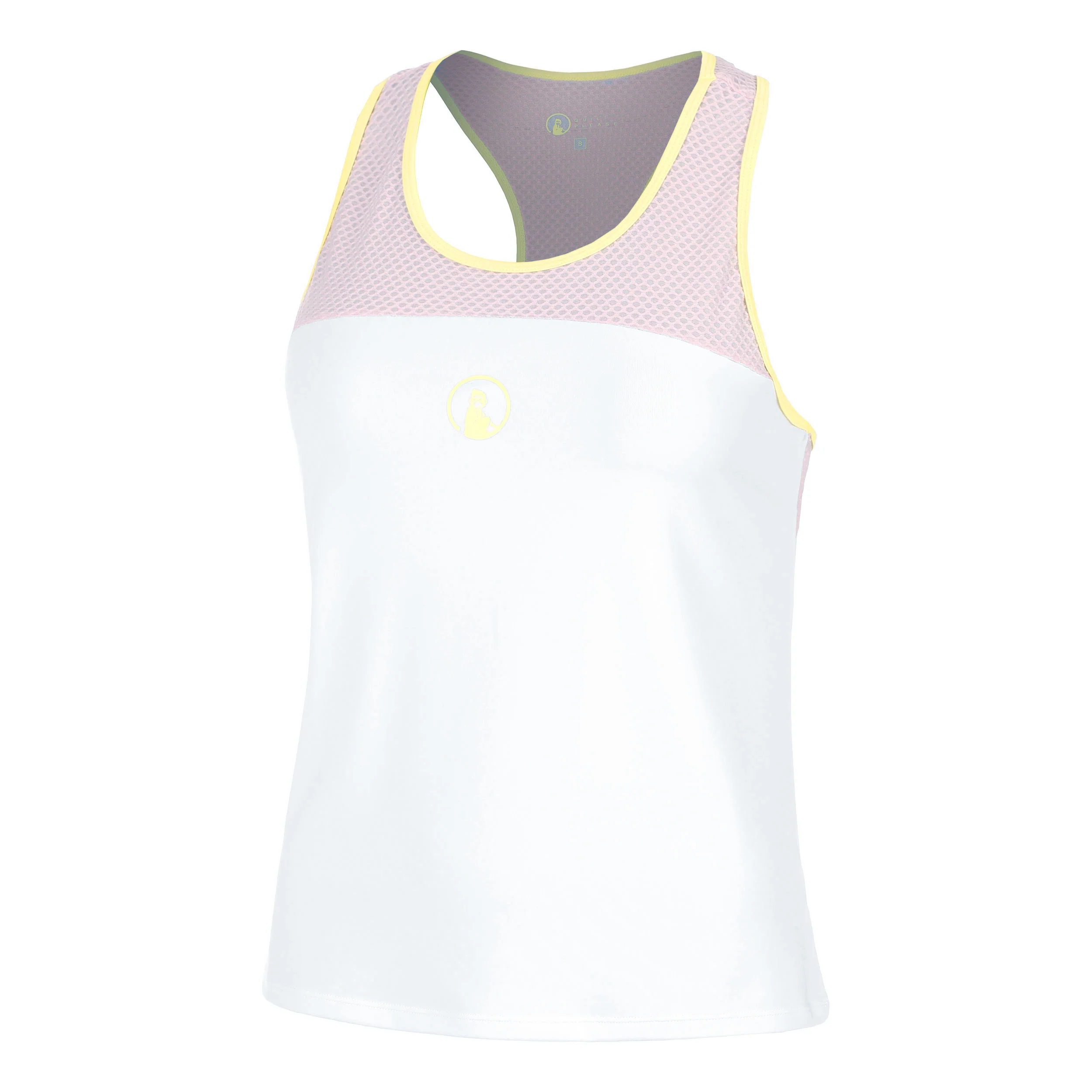 Mind Racerback Débardeur Tank Top Femmes-Blanc,Lilas