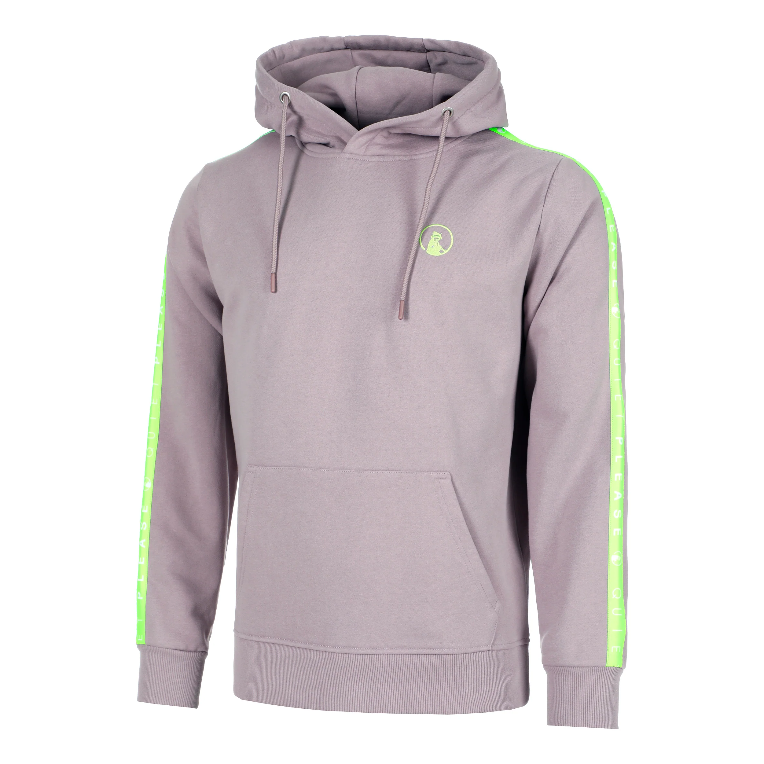 Mind Taped Sweat À Capuche Hommes-Violet,Vert Fluo