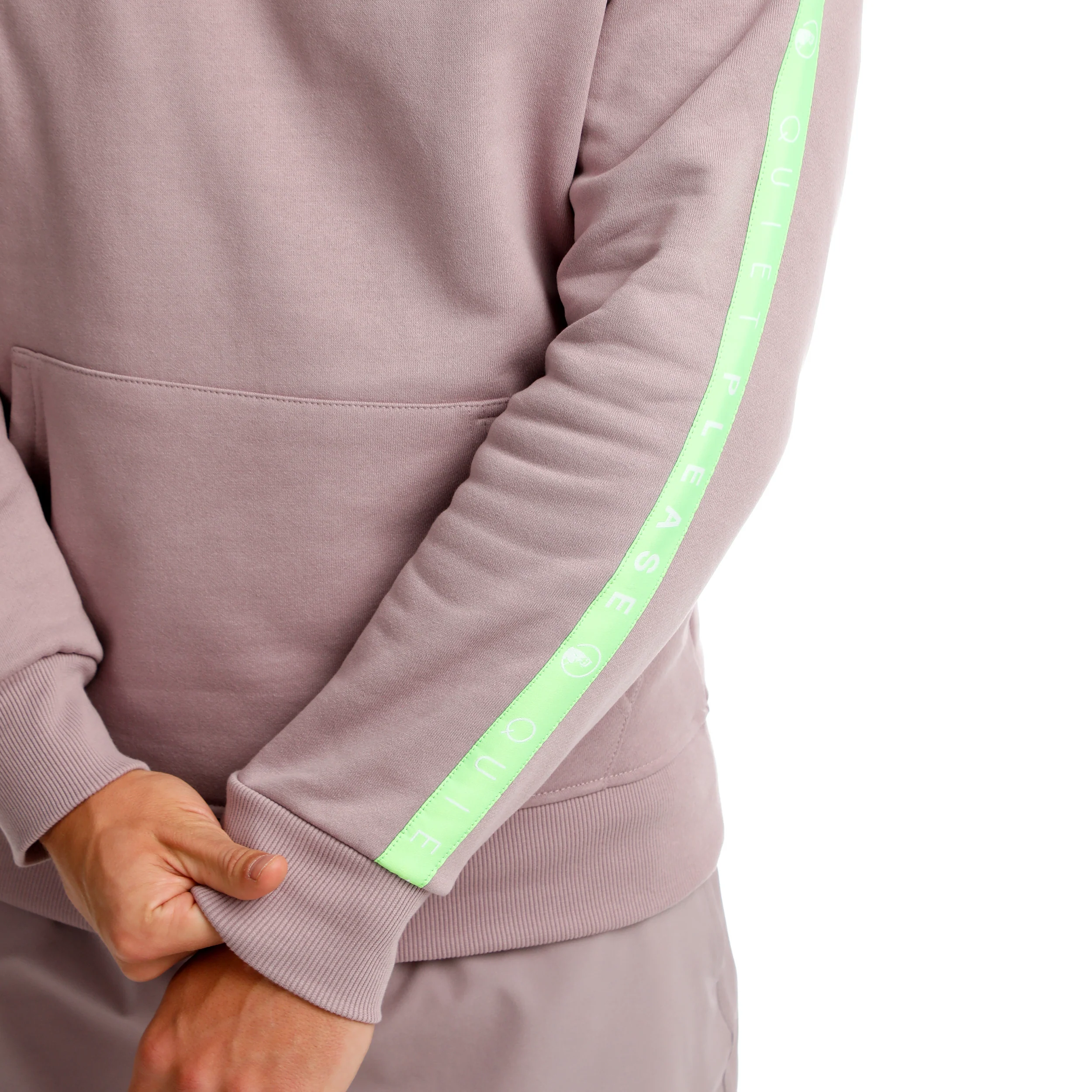 Mind Taped Sweat À Capuche Hommes-Violet,Vert Fluo - Image 10