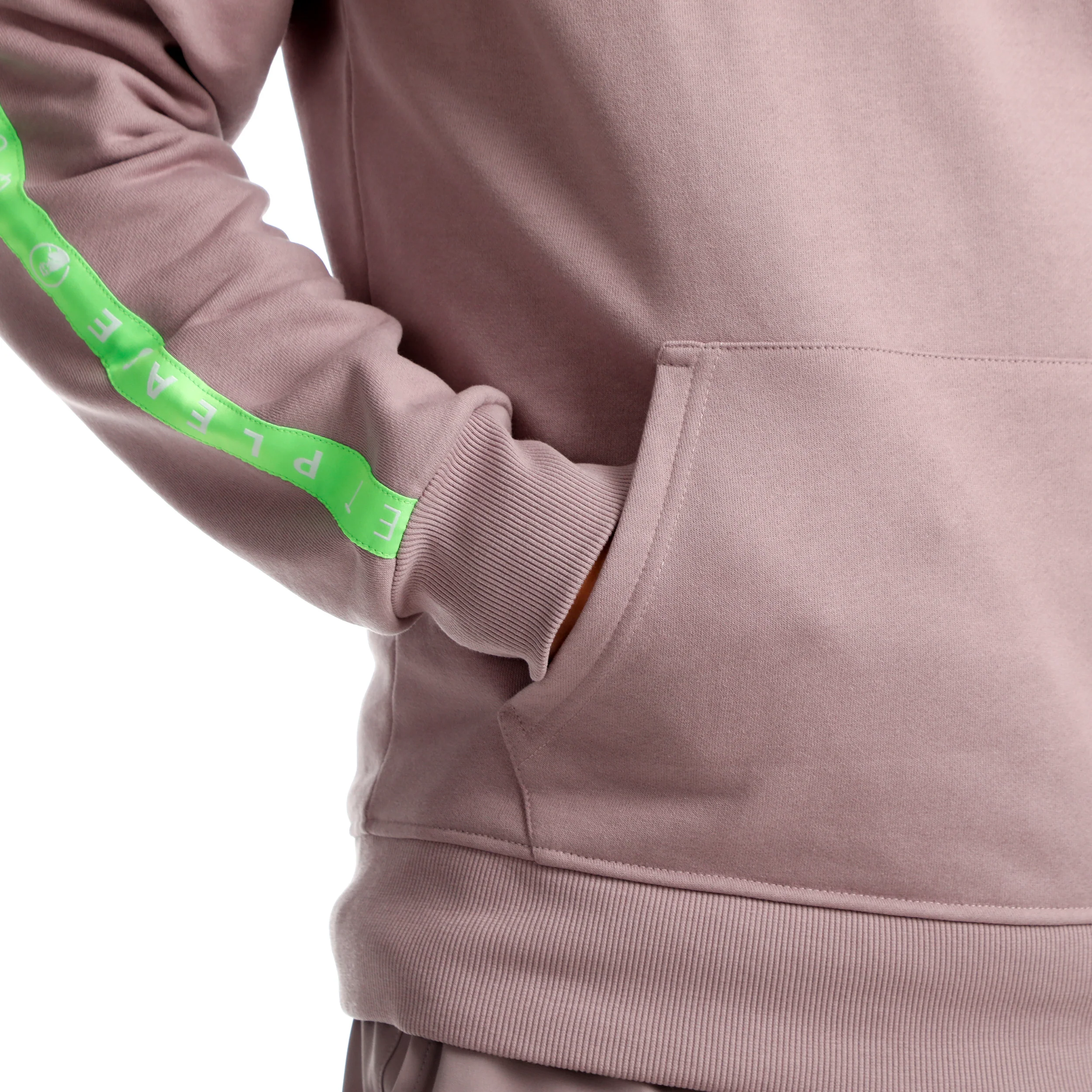 Mind Taped Sweat À Capuche Hommes-Violet,Vert Fluo - Image 11