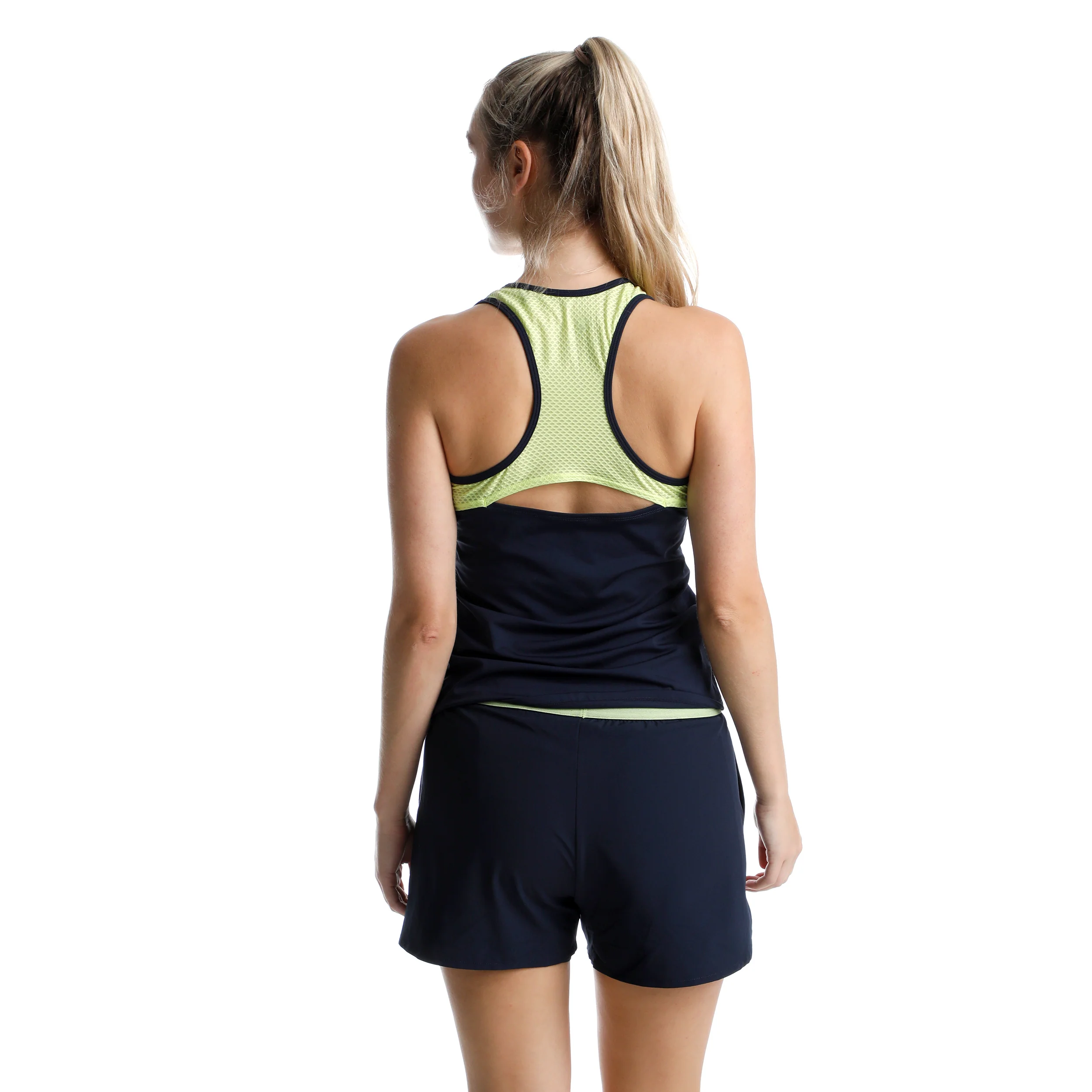 Perspectives Racerback Débardeur Tank Top Femmes-Bleu Foncé - Image 6
