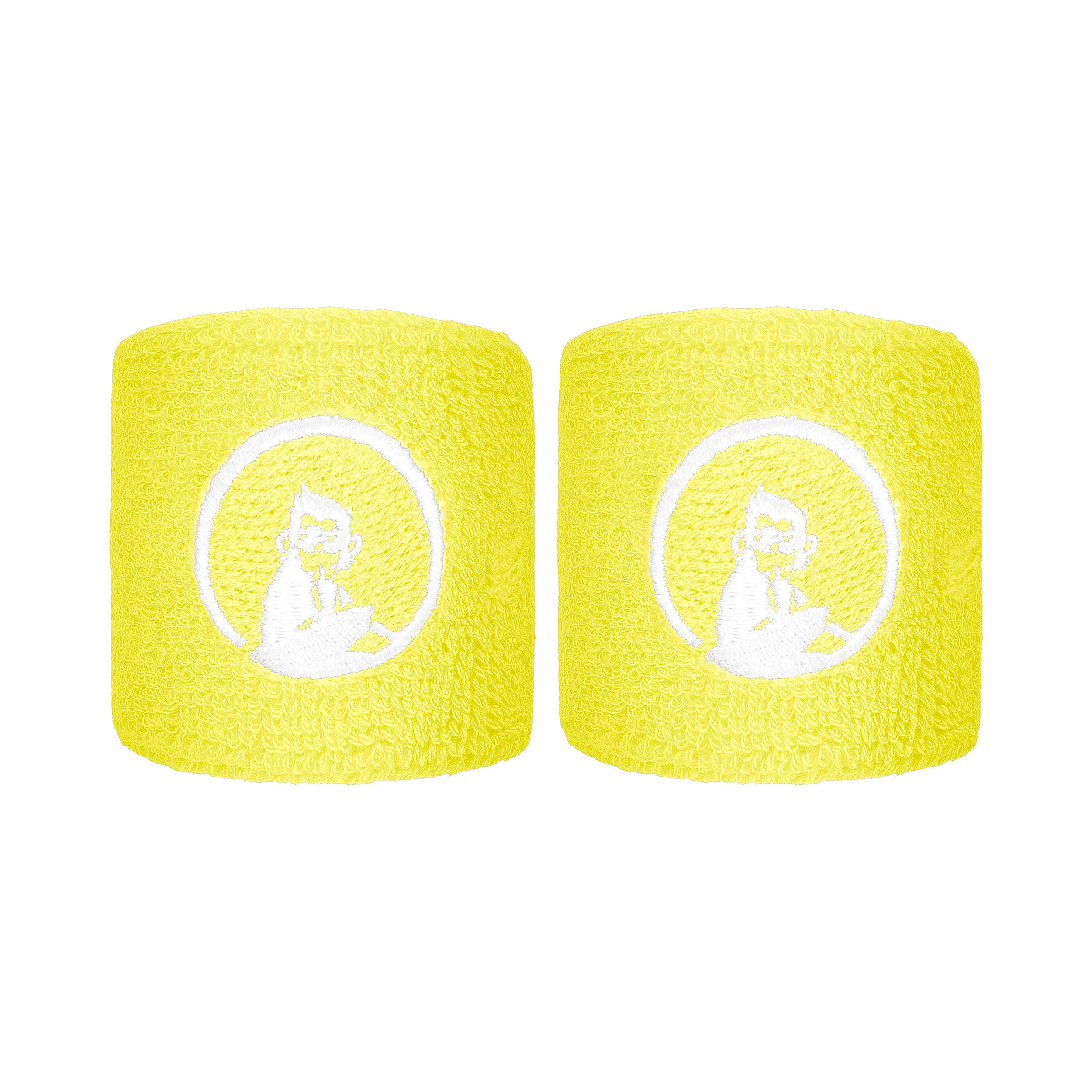Poignet Pack de 2 unités court - jaune, blanc