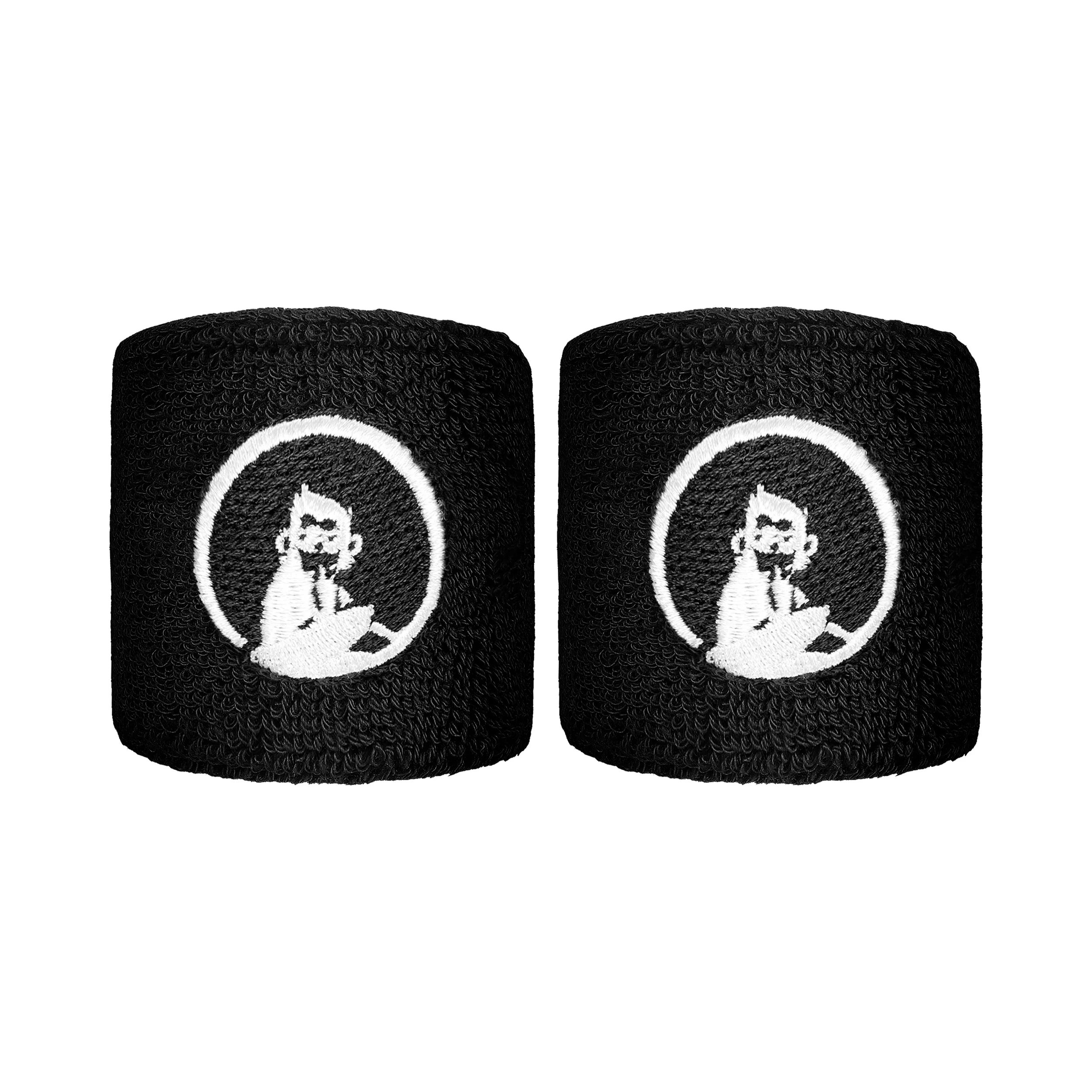 Poignet Pack de 2 unités court - noir