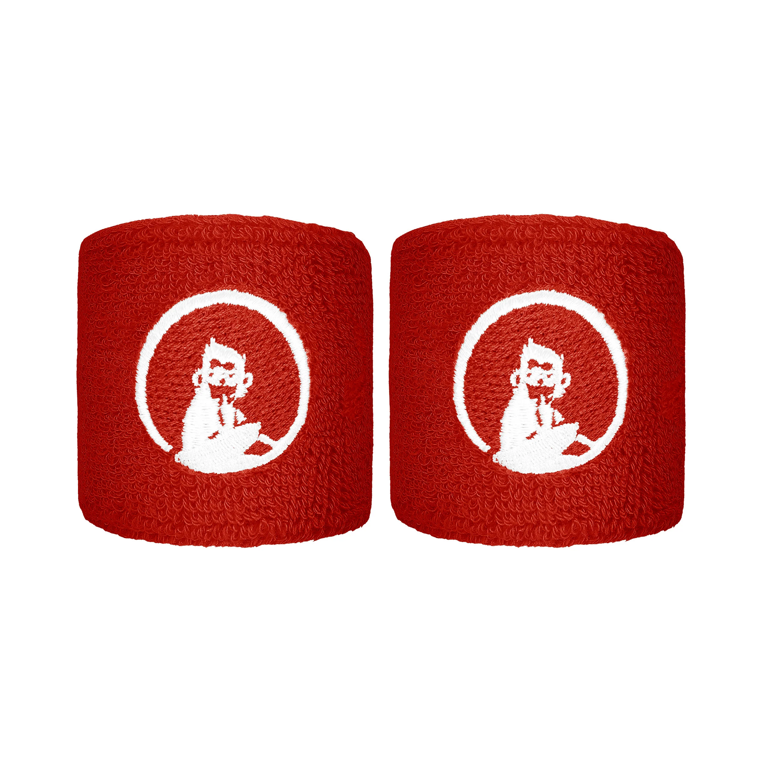 Poignet Pack de 2 unités court - rouge, blanc