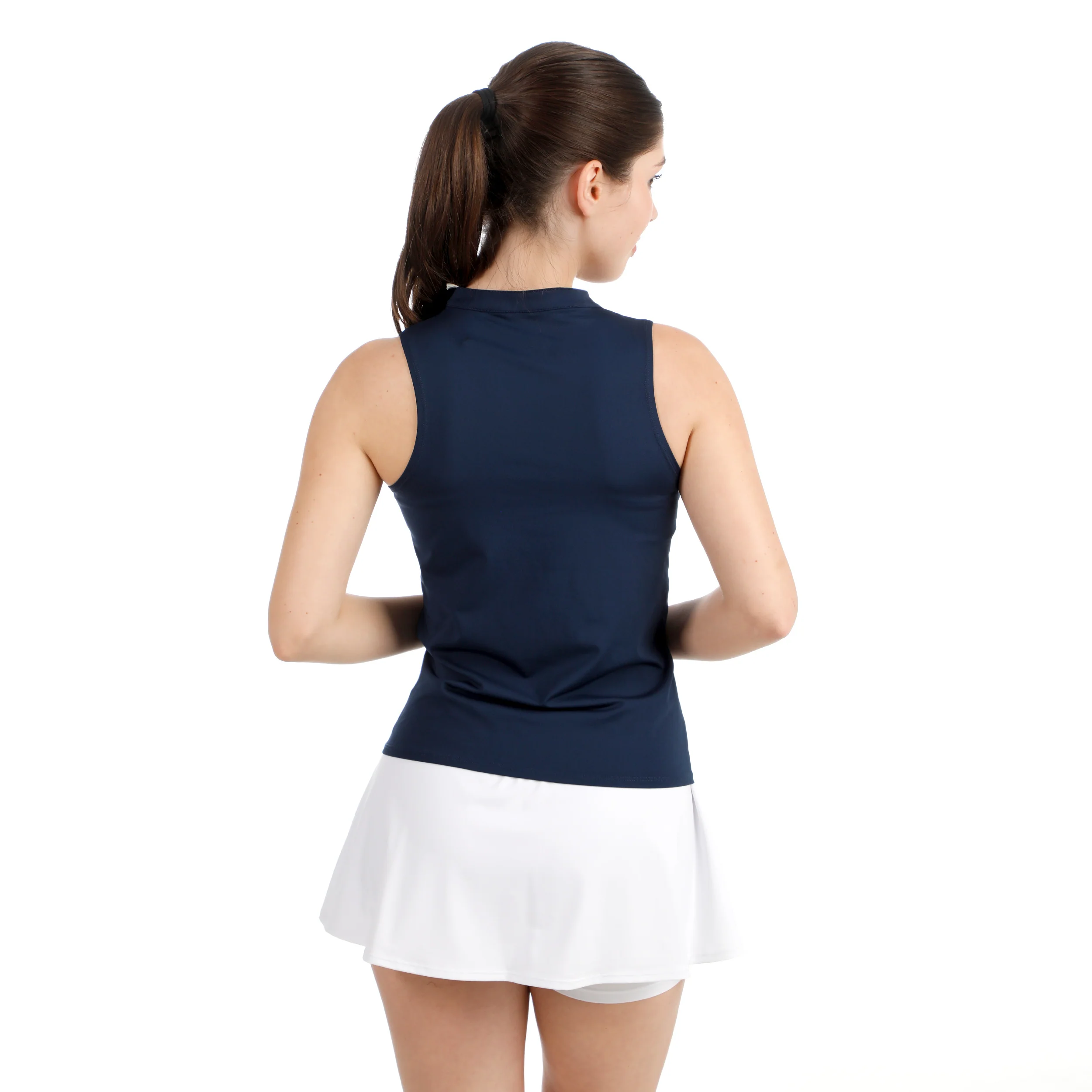 Slice Débardeur Tank Top Femmes-Bleu Foncé - Image 5