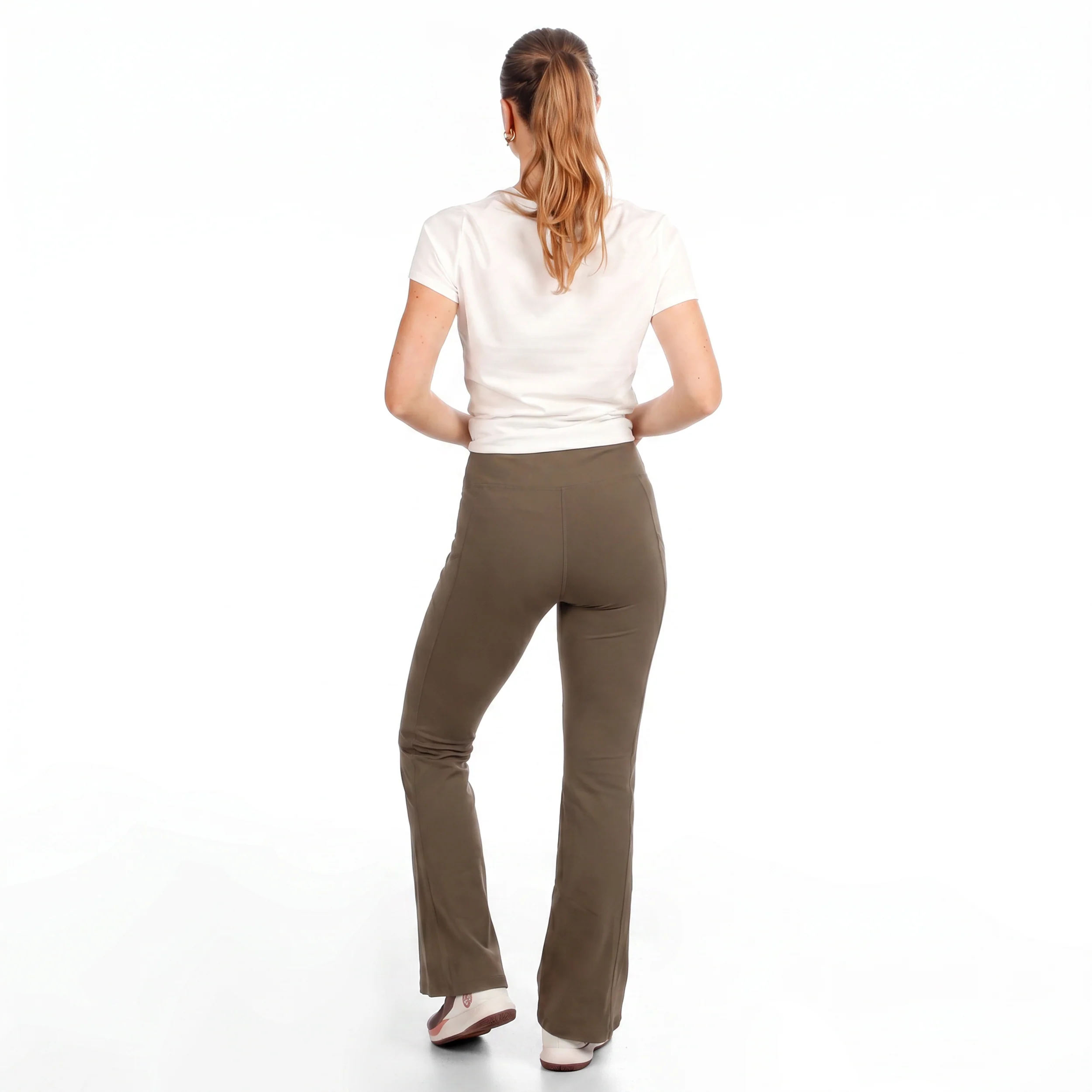 Tonal Core Flare Pantalon survêtement Femmes - gris, marron - Image 6