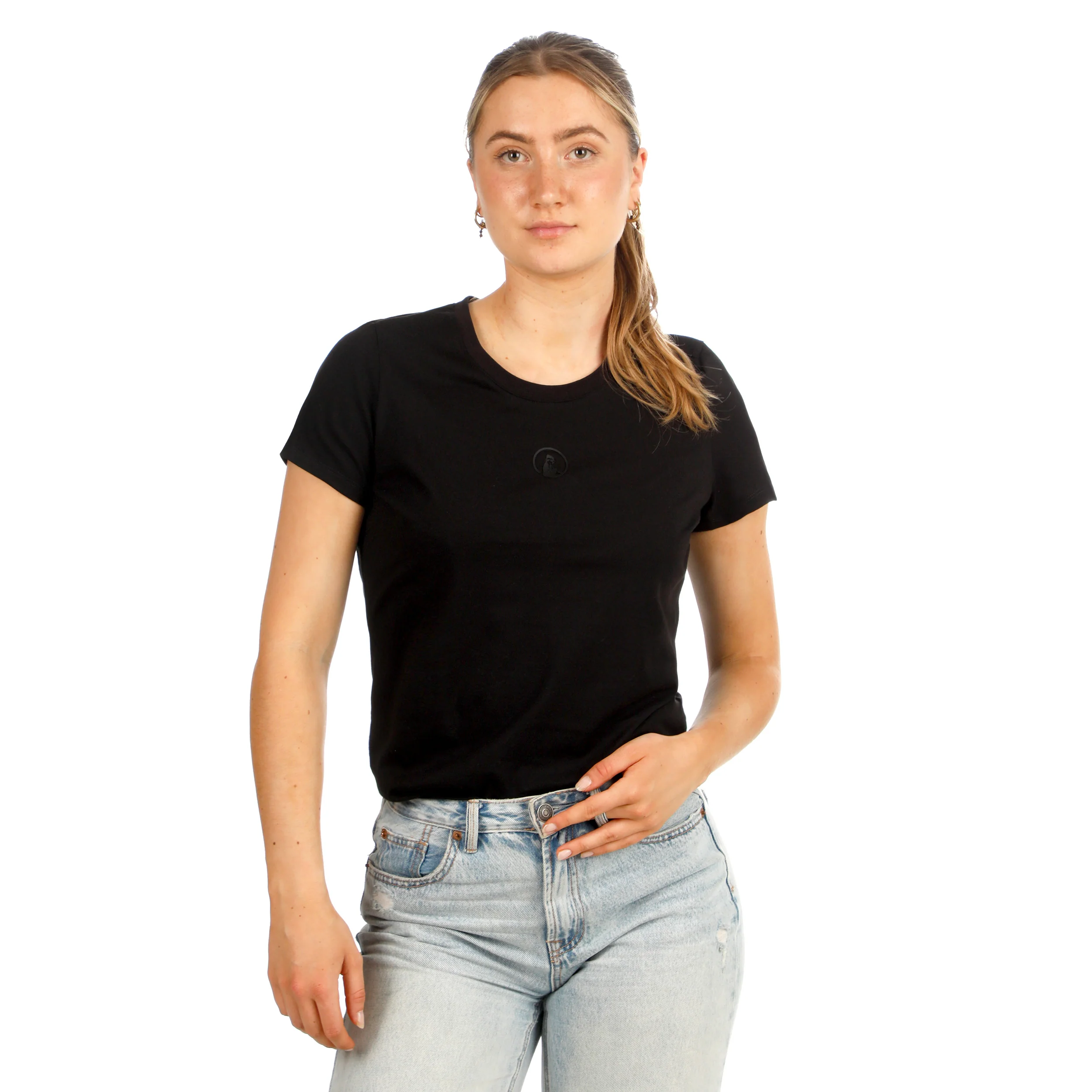 Tonal Core T-shirt Femmes-noir - Image 4
