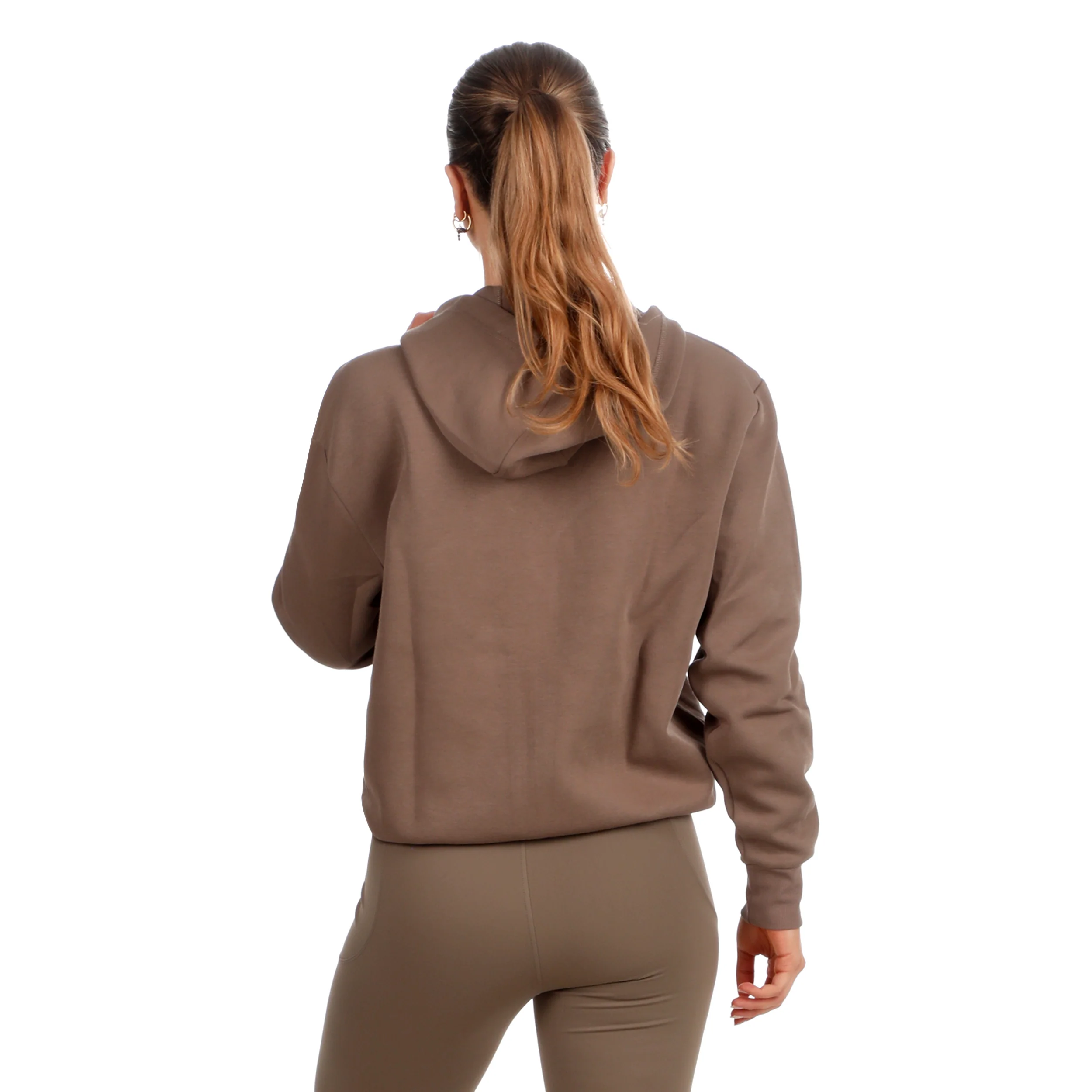 Tonal Core Zip Gilet en coton Femmes - gris, marron - Image 6