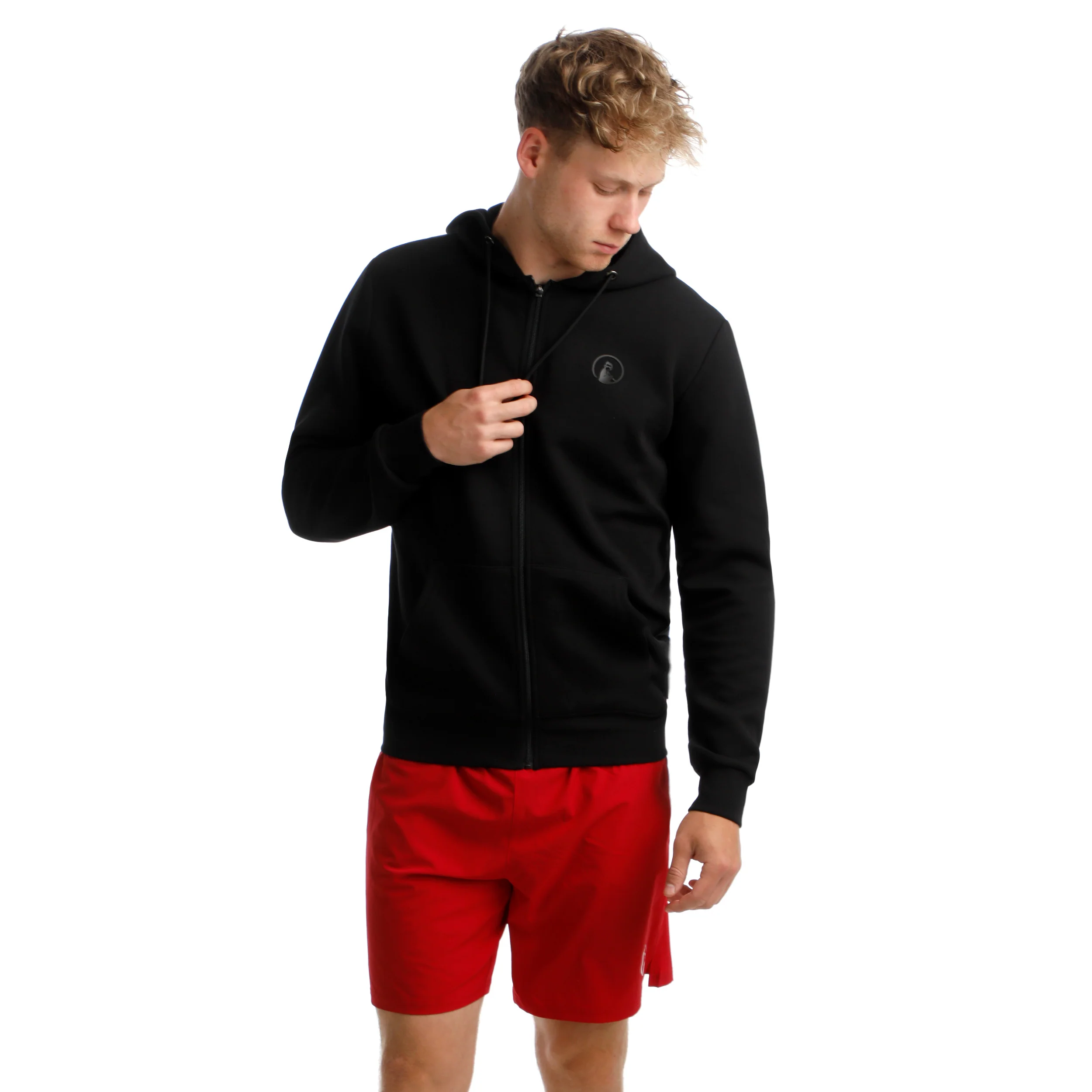 Tonal Core Zip Gilet En Coton Hommes-Noir - Image 5