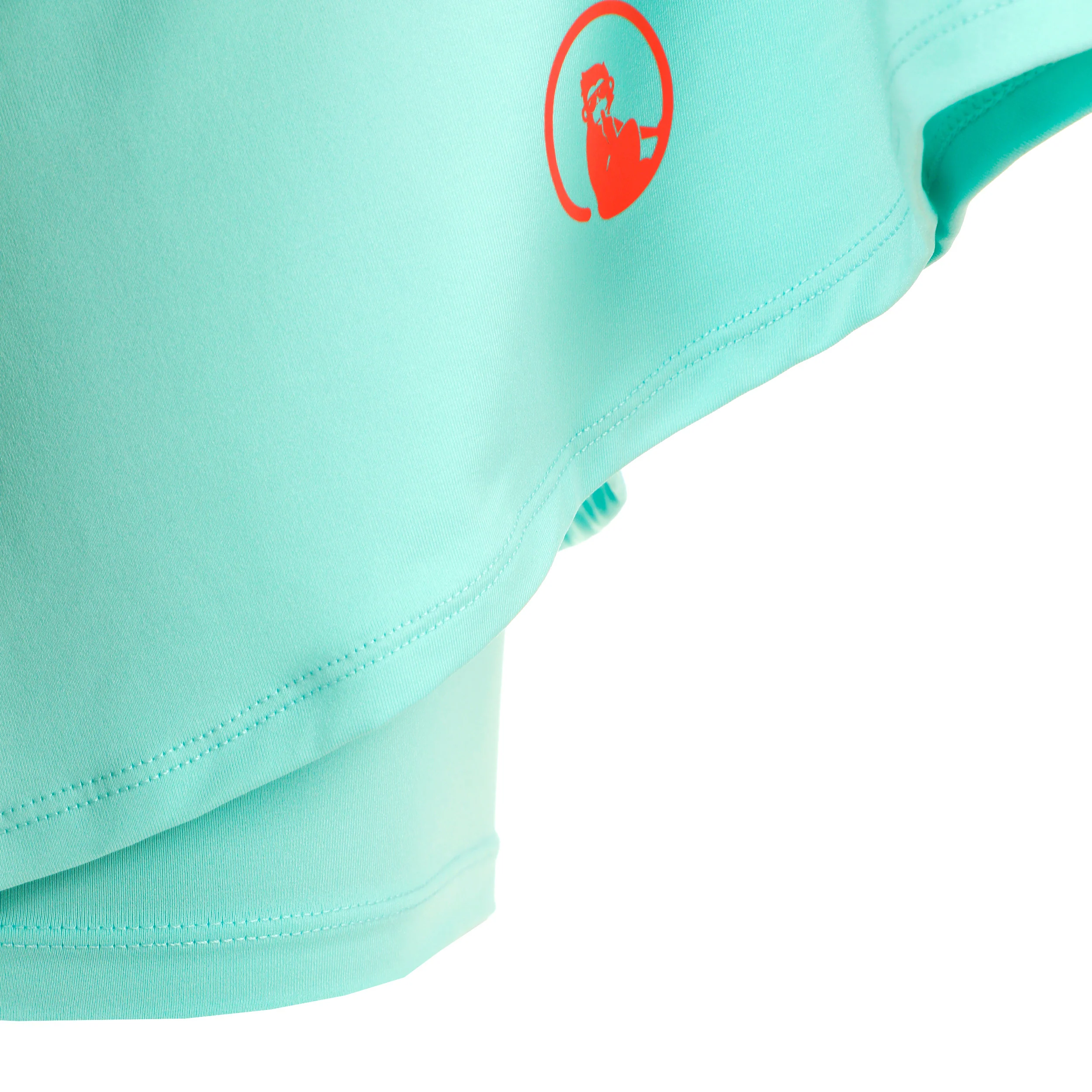 Wild Bounce Jupe Femmes-Turquoise,Rouge - Image 4