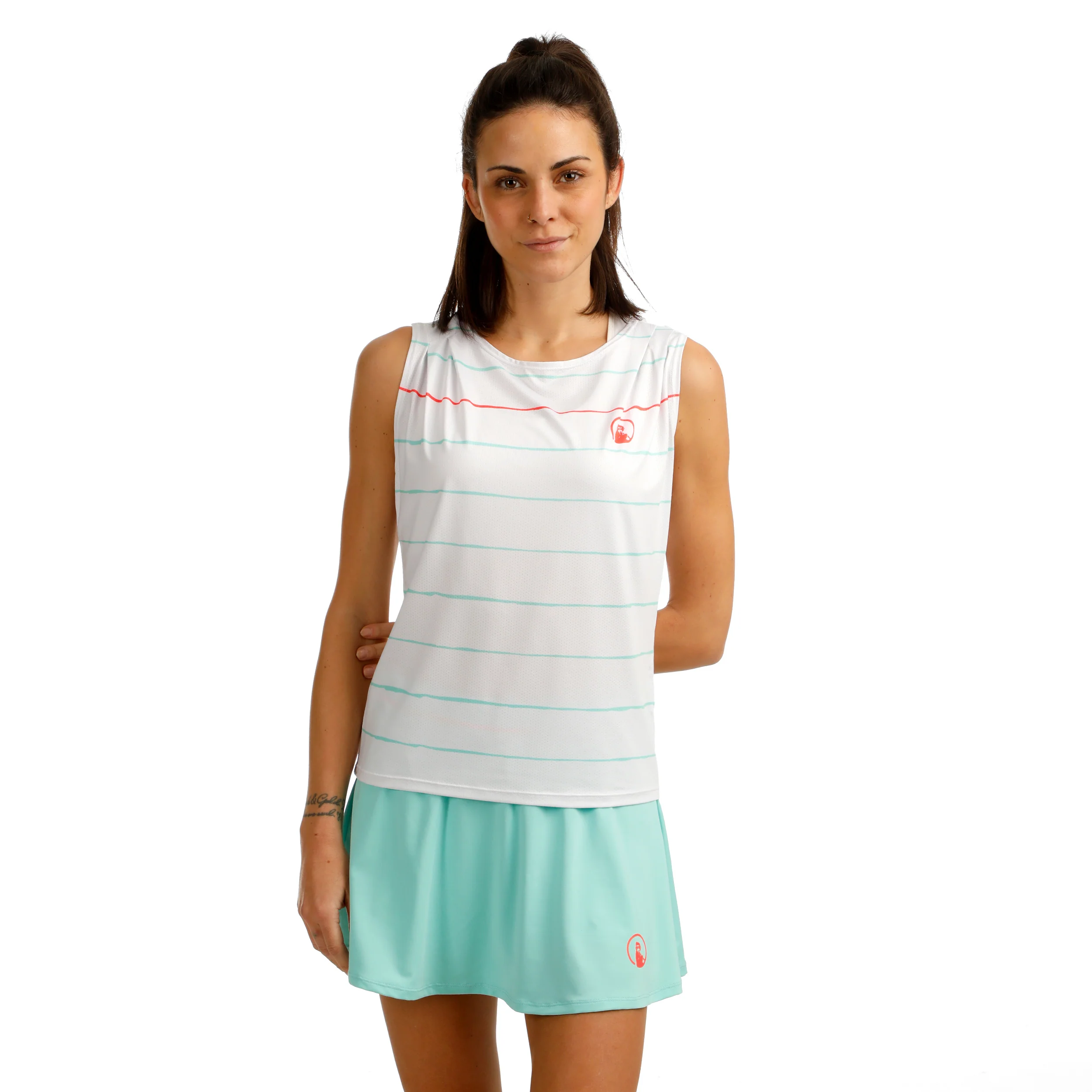 Wild Bounce Jupe Femmes-Turquoise,Rouge - Image 6