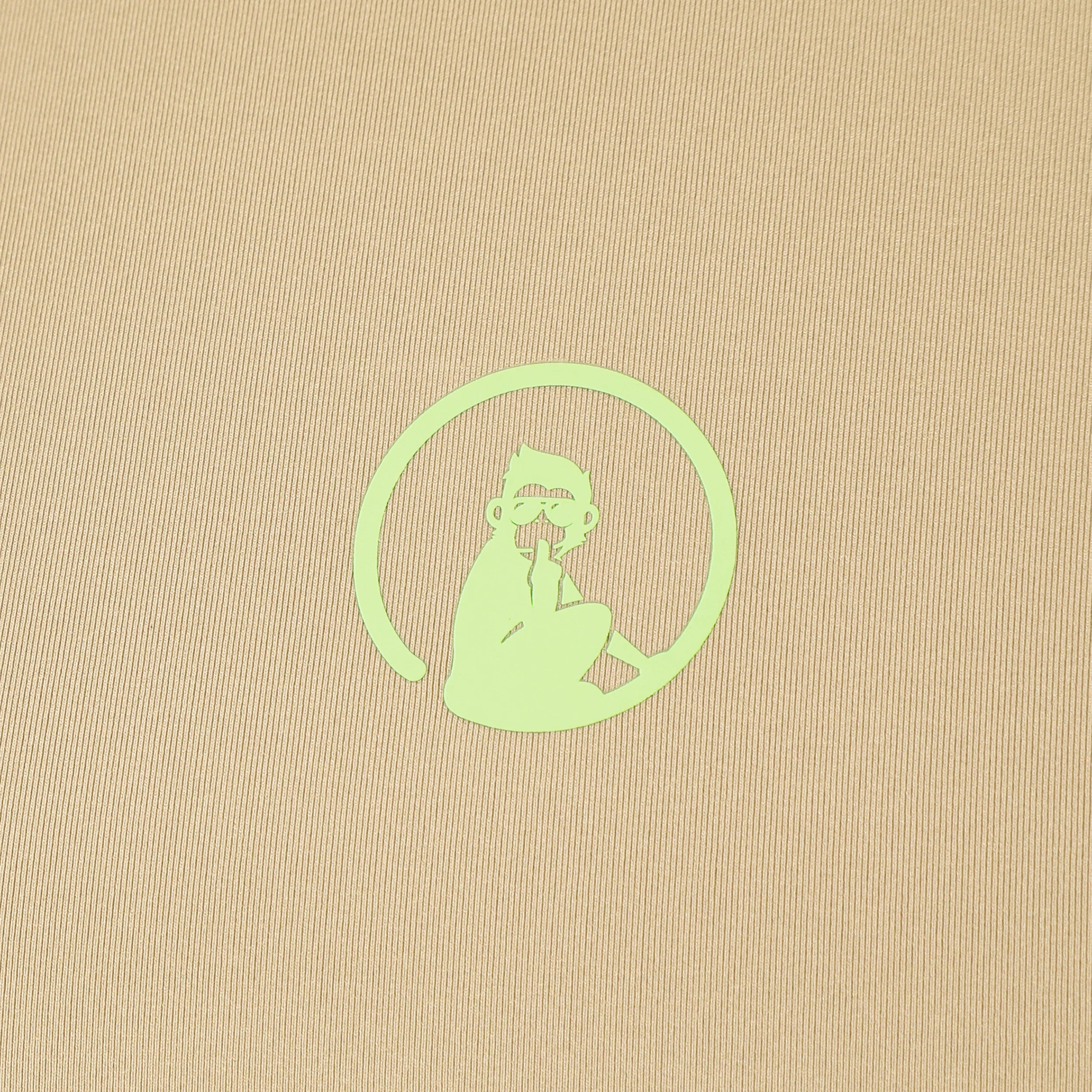 Wild Cross T-shirt Femmes-Beige,Vert Fluo - Image 4