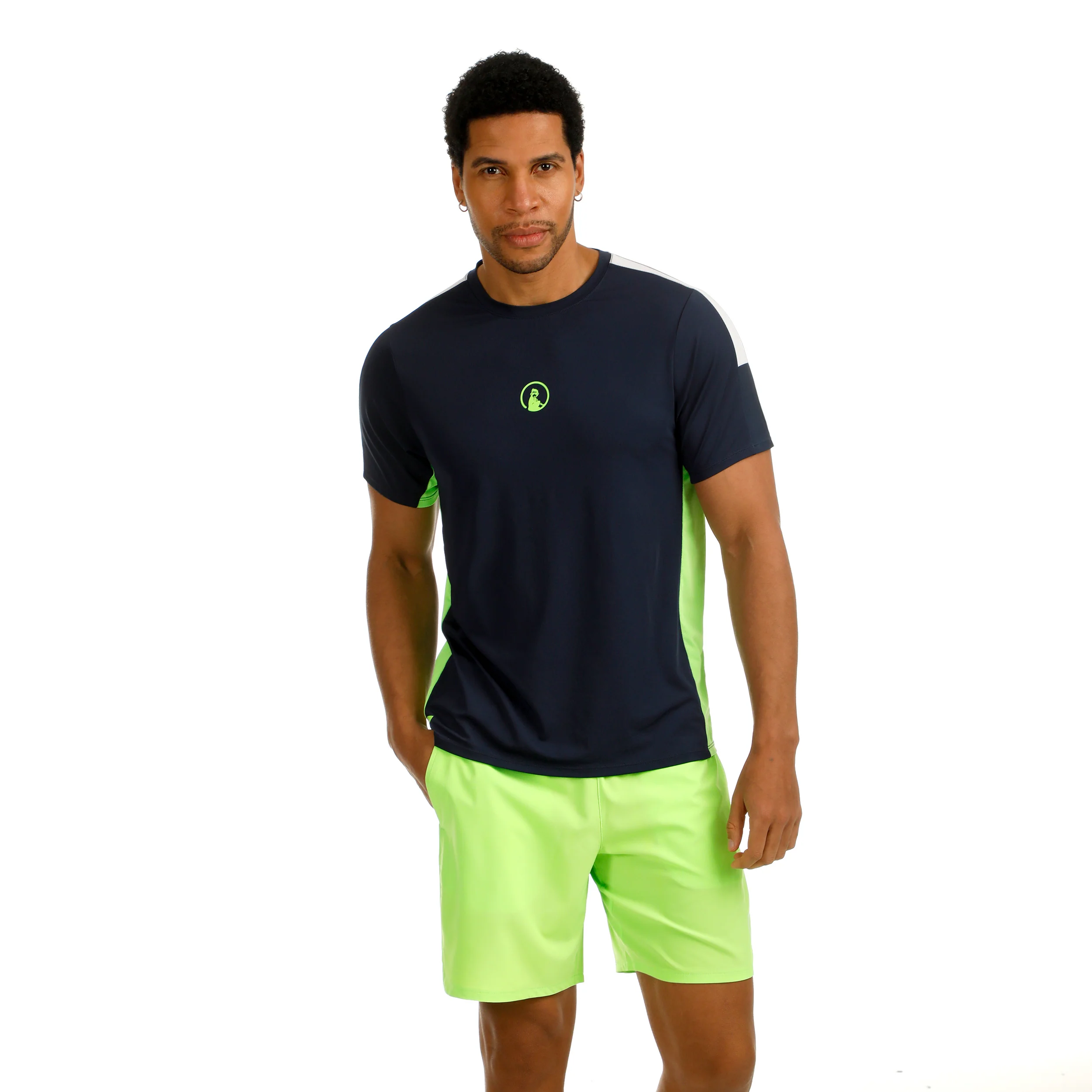 Wild Receiver Verti T-shirt Hommes-Bleu Foncé,Multicouleur - Image 6