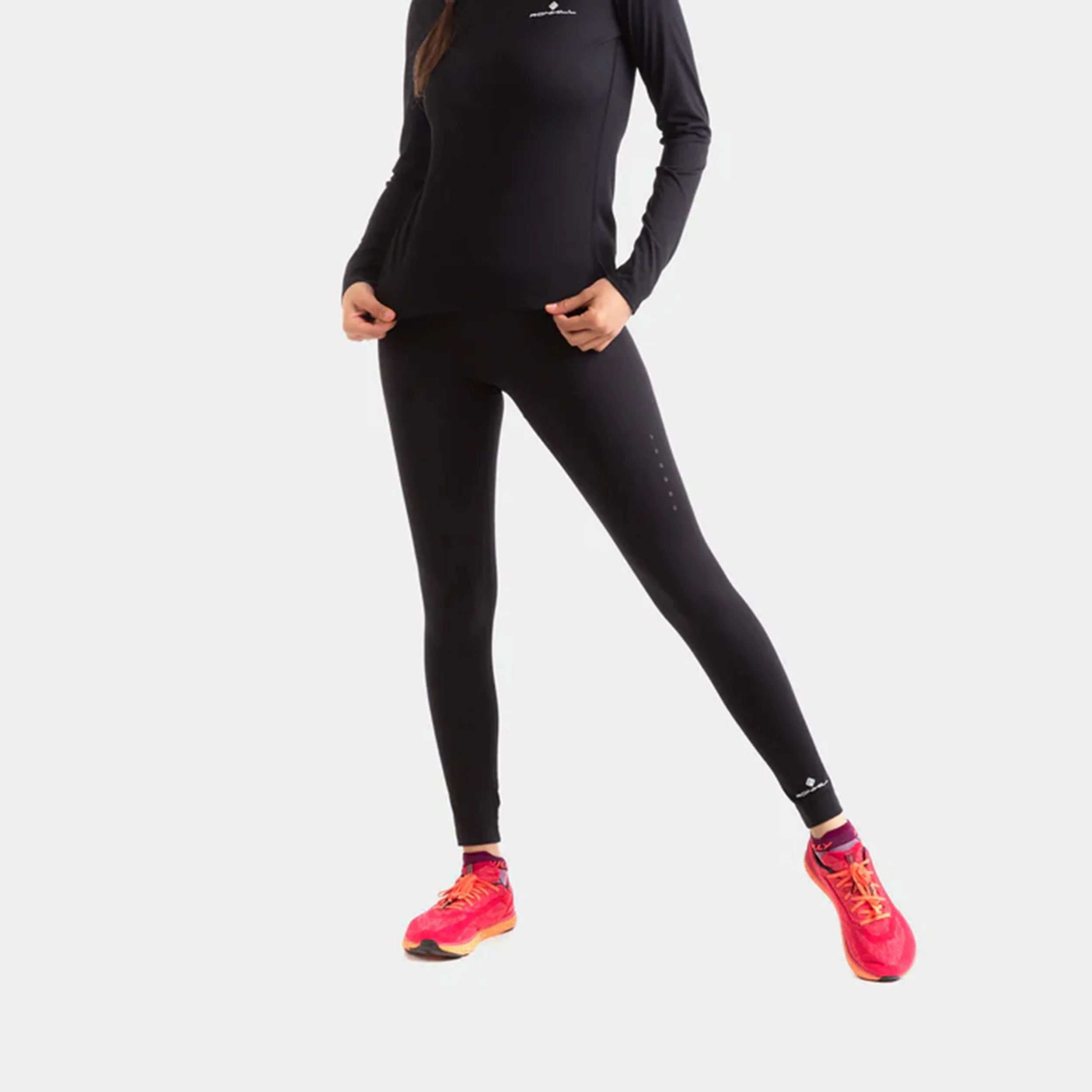 Core Collant De Course Femmes-Noir,Blanc - Image 3