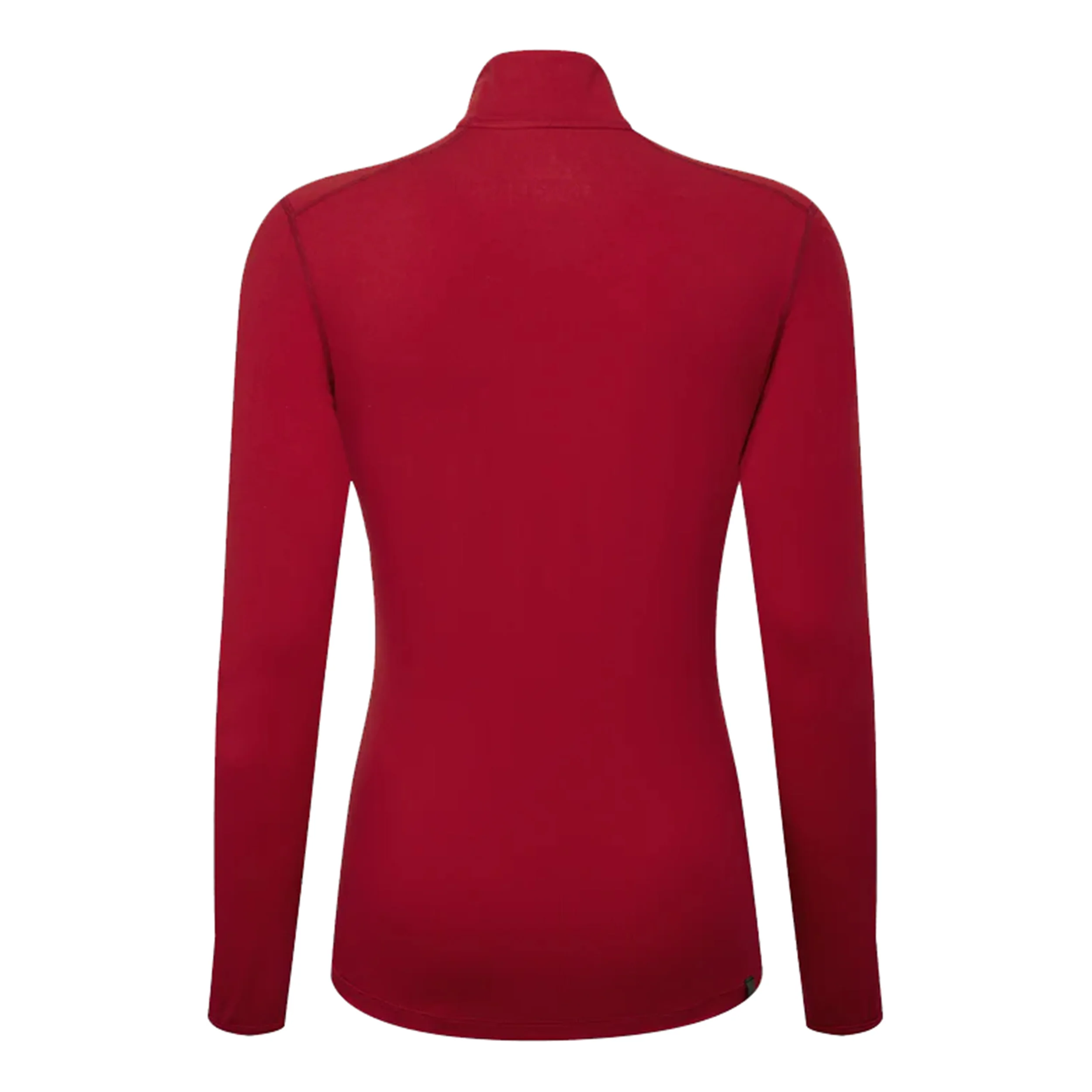 Core Thermal 1/2 Zip Maillot De Course Femmes-Rouge - Image 2