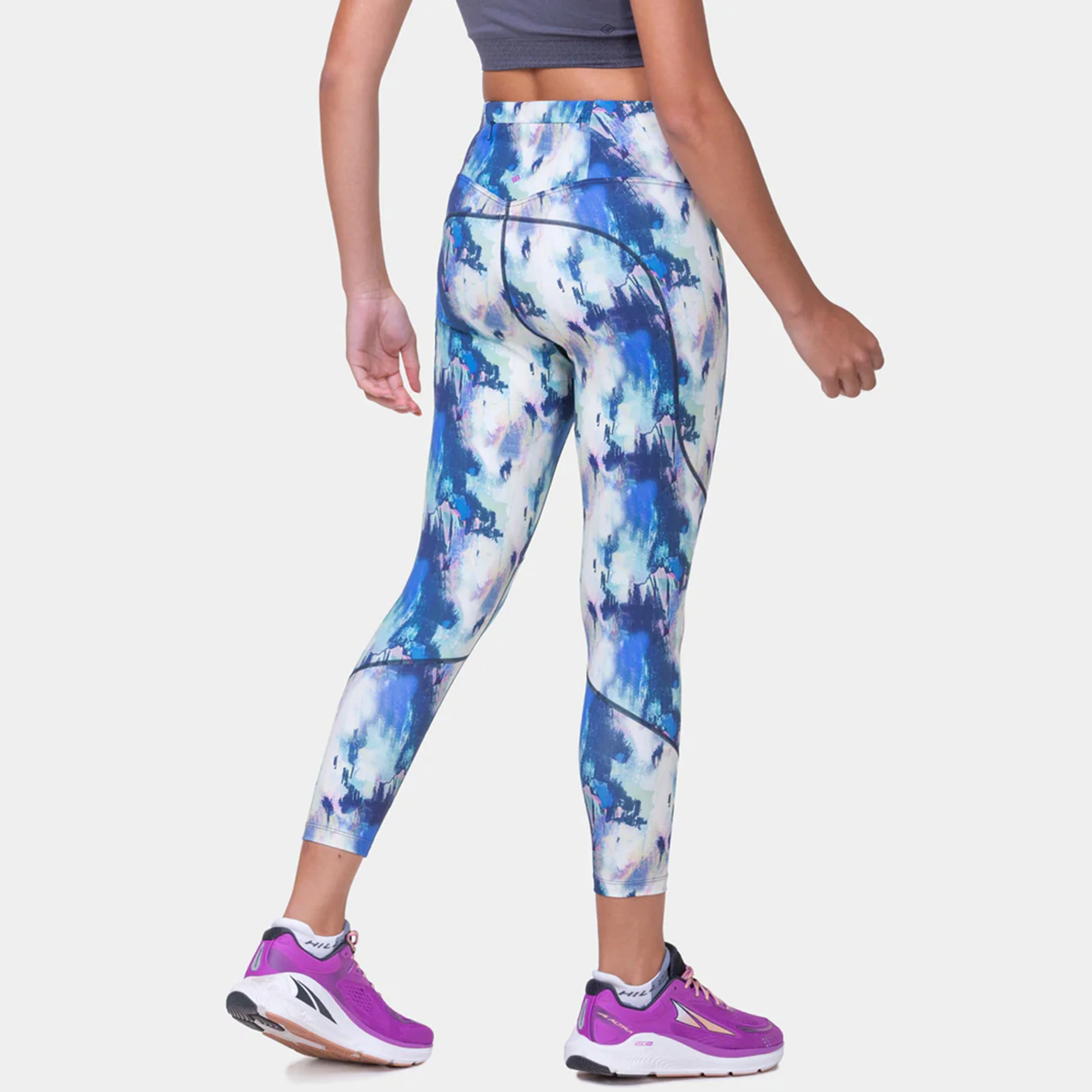 Tech Crop Collant De Course Femmes-Multicouleur - Image 8