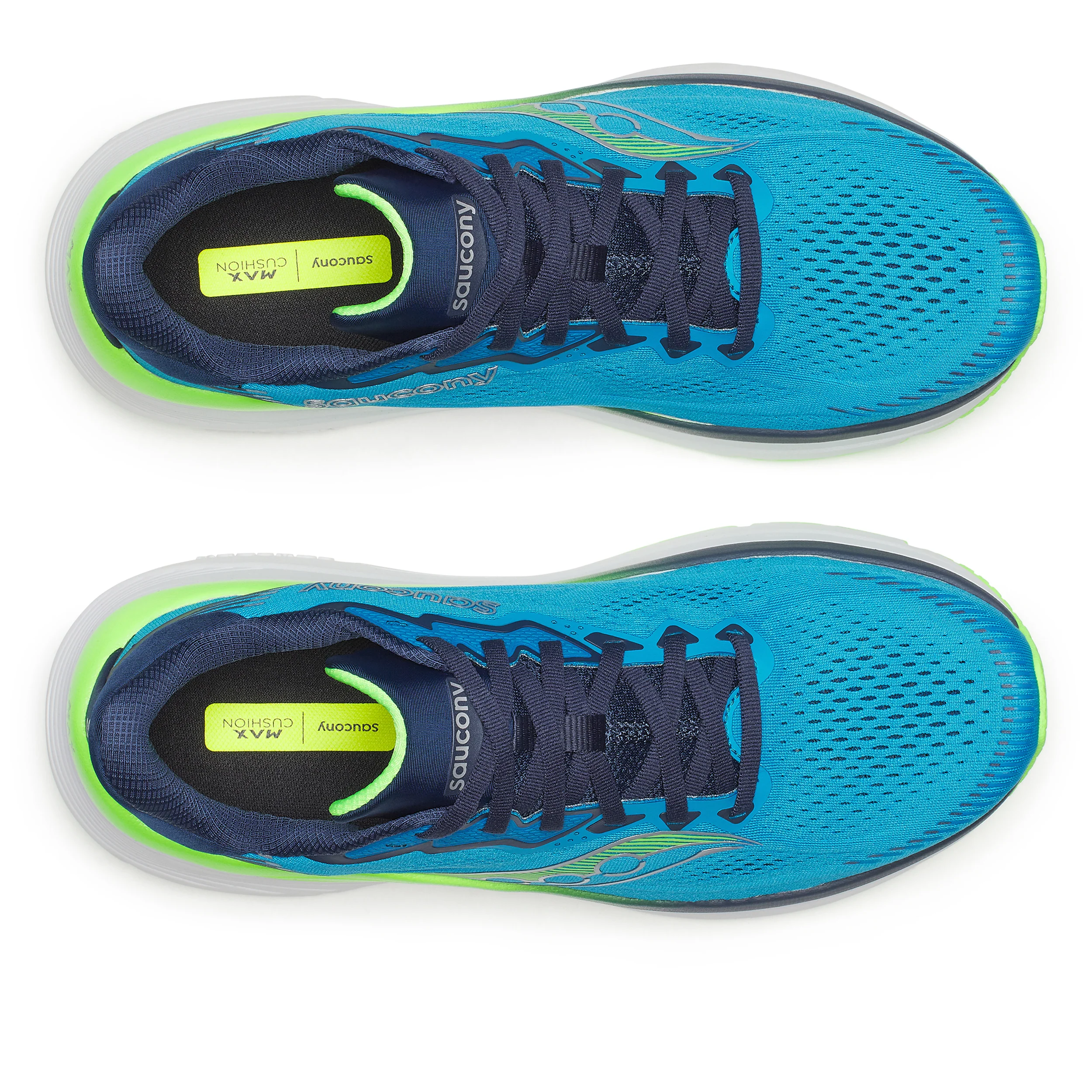 Guide 19 Chaussure de running avec stabilisateurs Hommes-bleu, vert fluo - Image 3