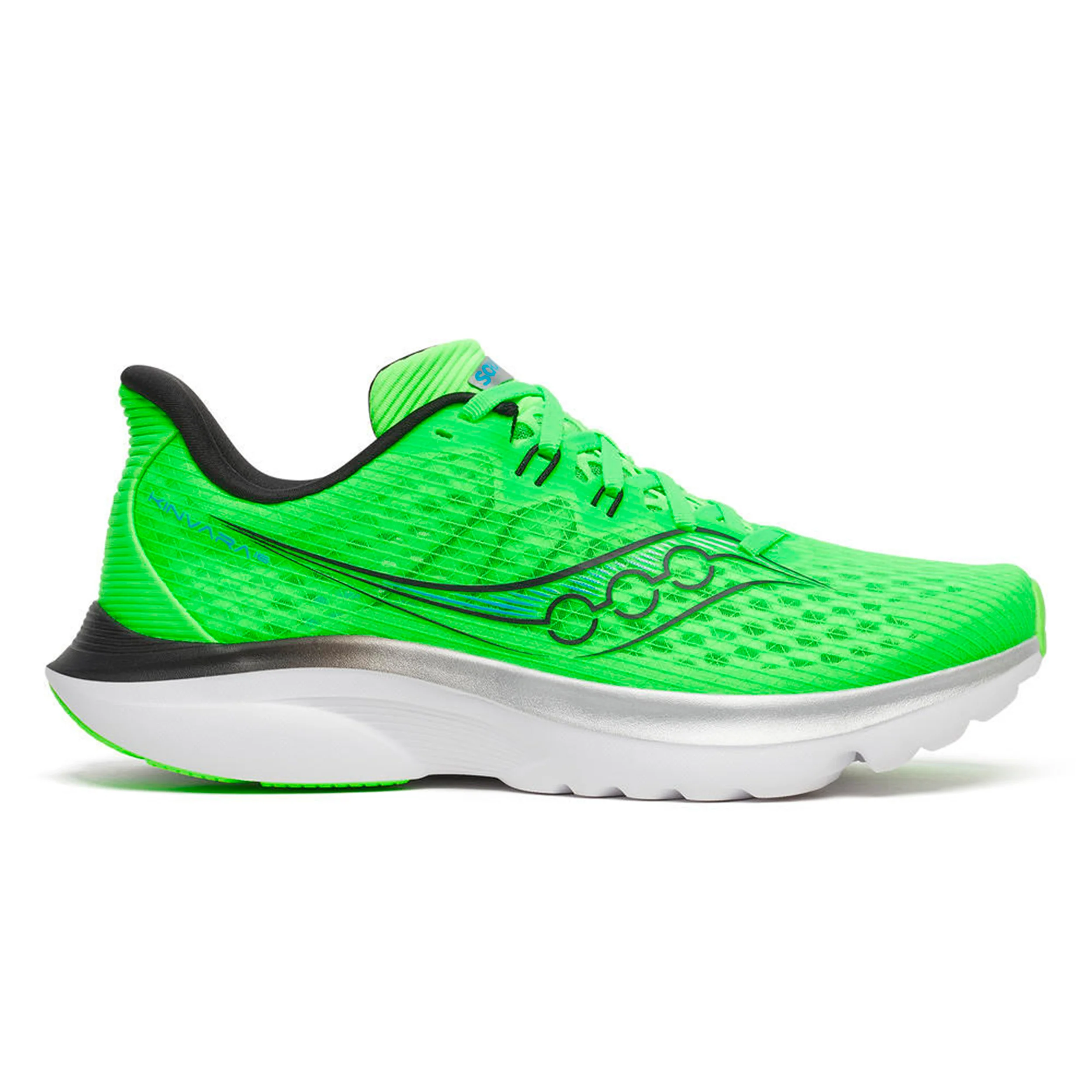 Kinvara 16 Chaussure de running sans stabilisateurs Hommes-vert fluo, noir