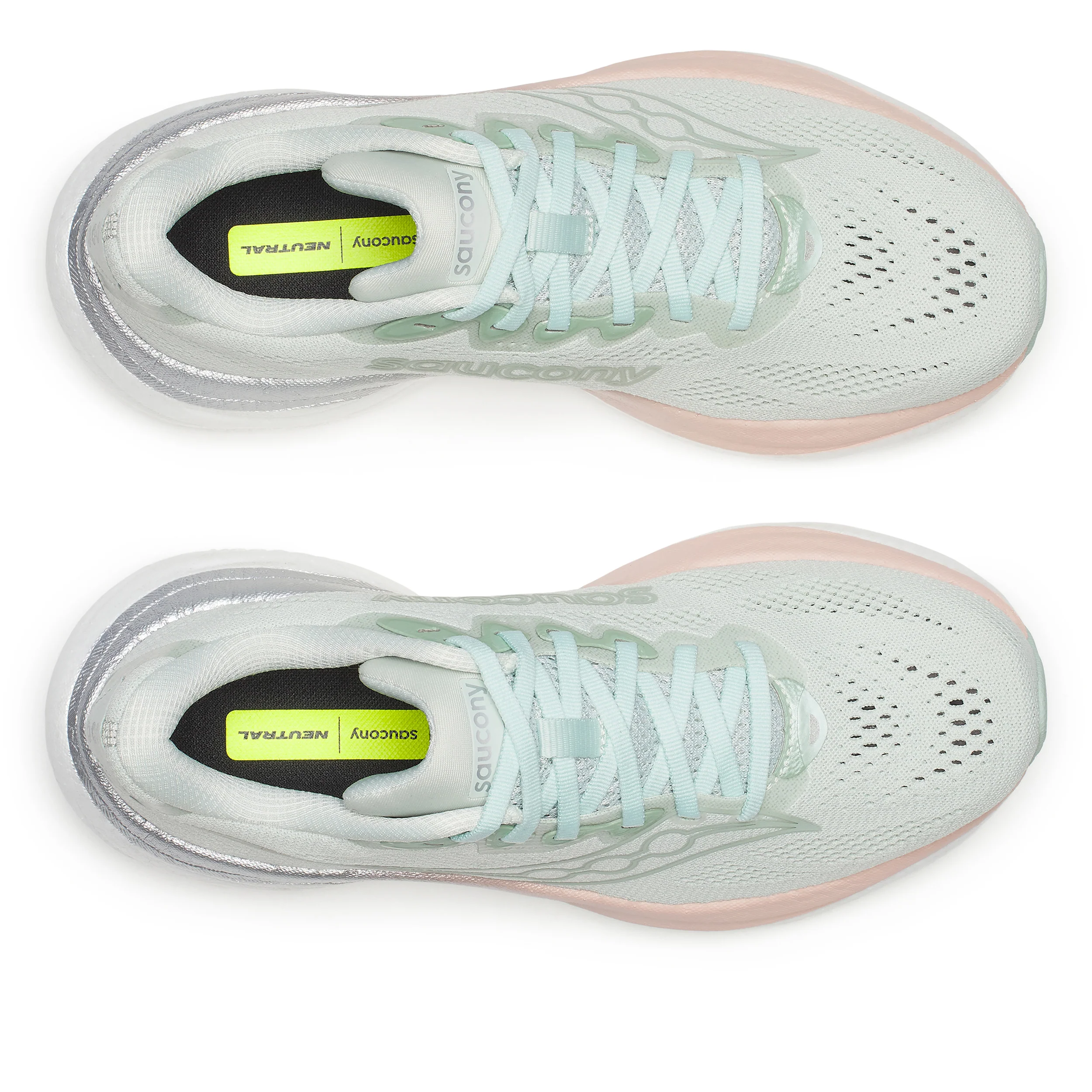 Ride 19 Chaussure de running sans stabilisateurs Femmes-vert clair, rosé - Image 3