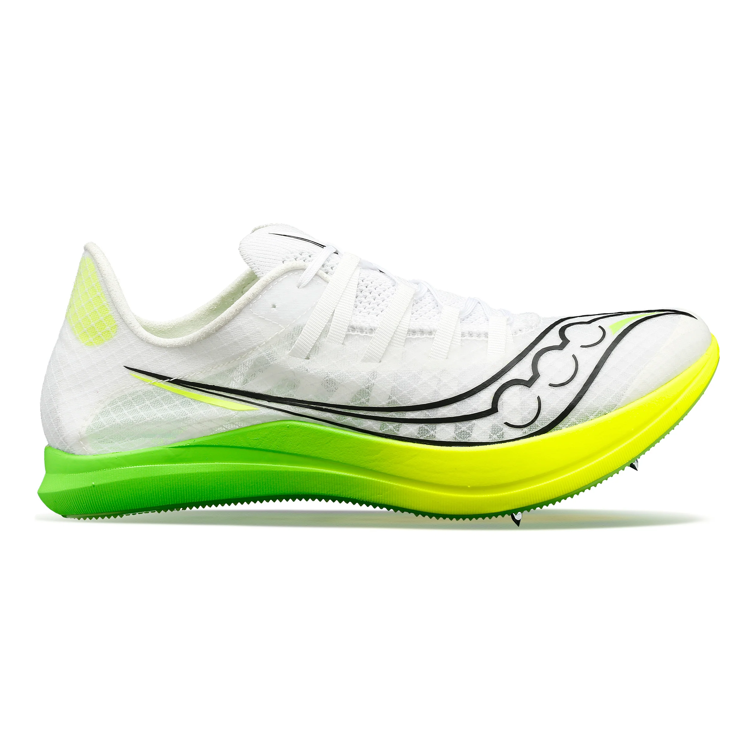 Terminal VT Spikes Femmes-Blanc,Vert Fluo