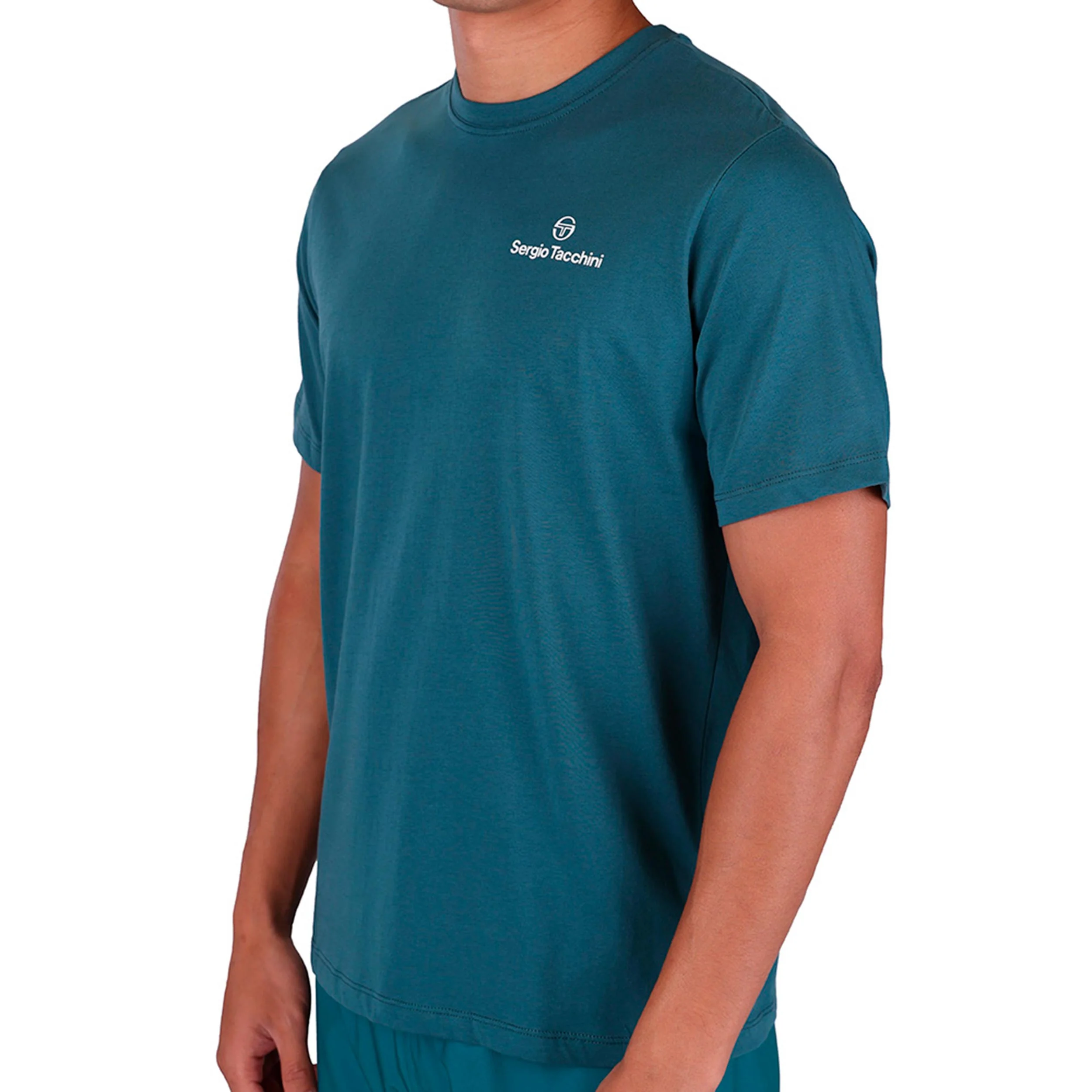 Bold T-shirt Hommes - bleu petrol, blanc - Image 3