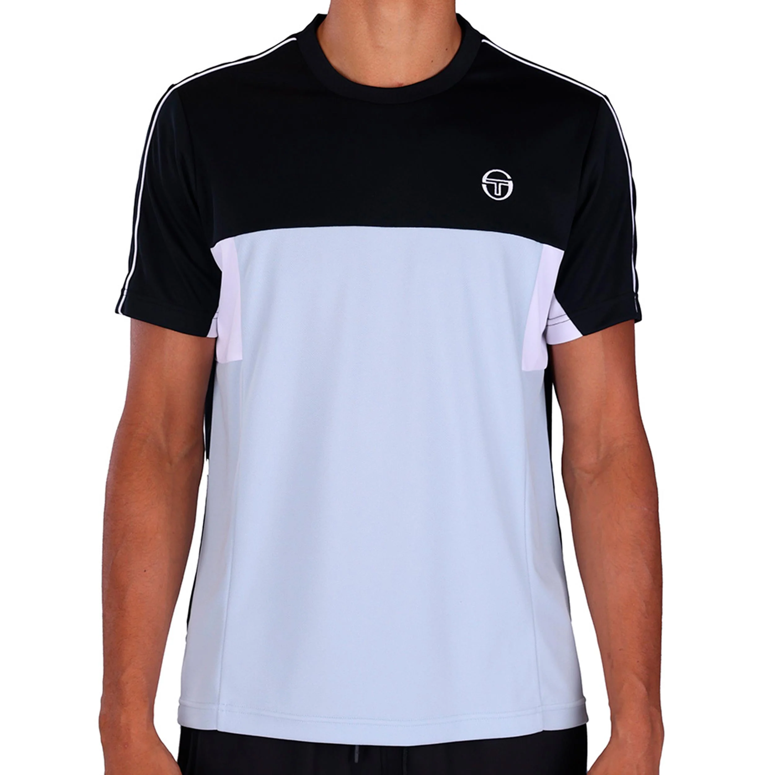 Caspio PL T-shirt Hommes - noir, bleu clair