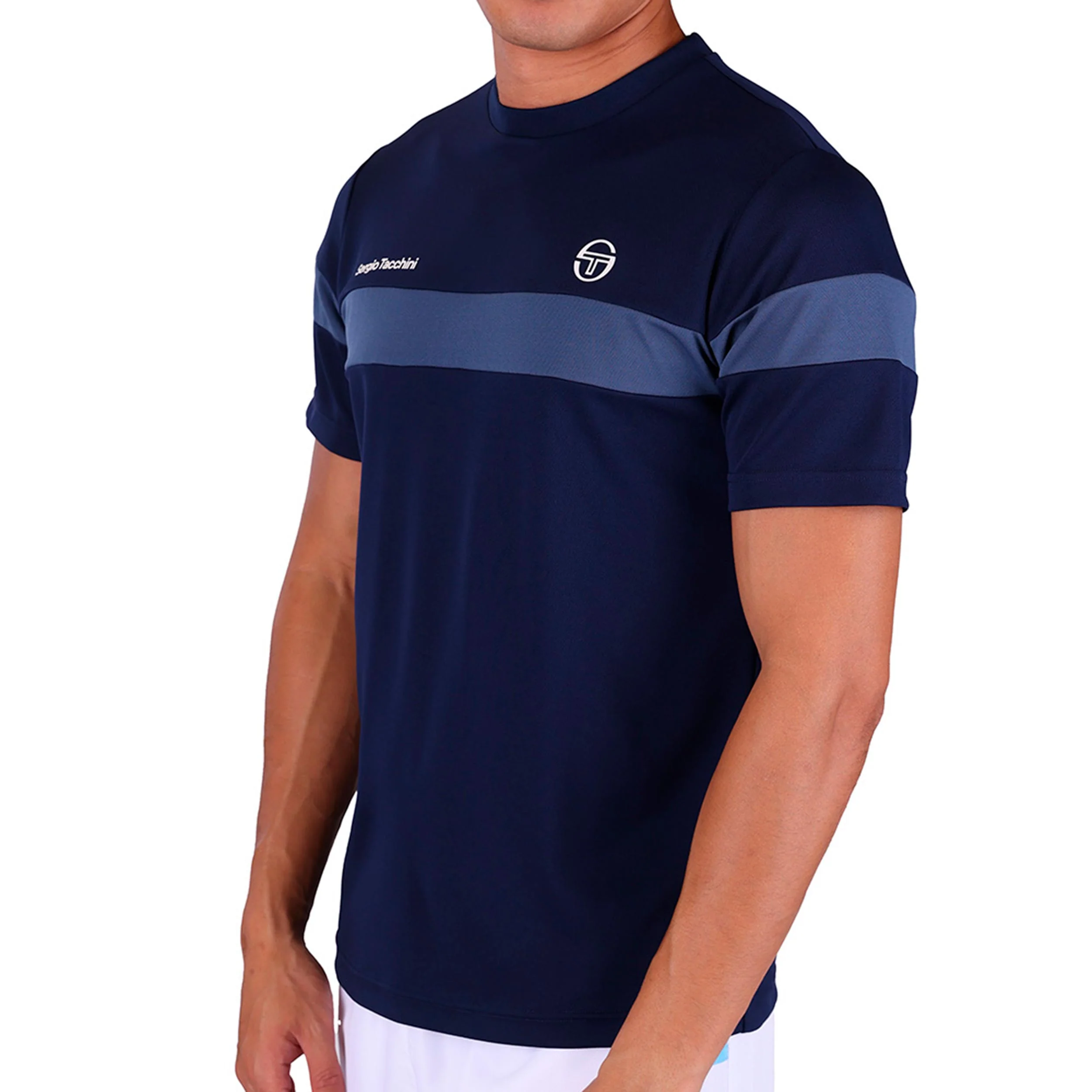 Leone PL T-shirt Hommes - bleu foncé, bleu gris - Image 3