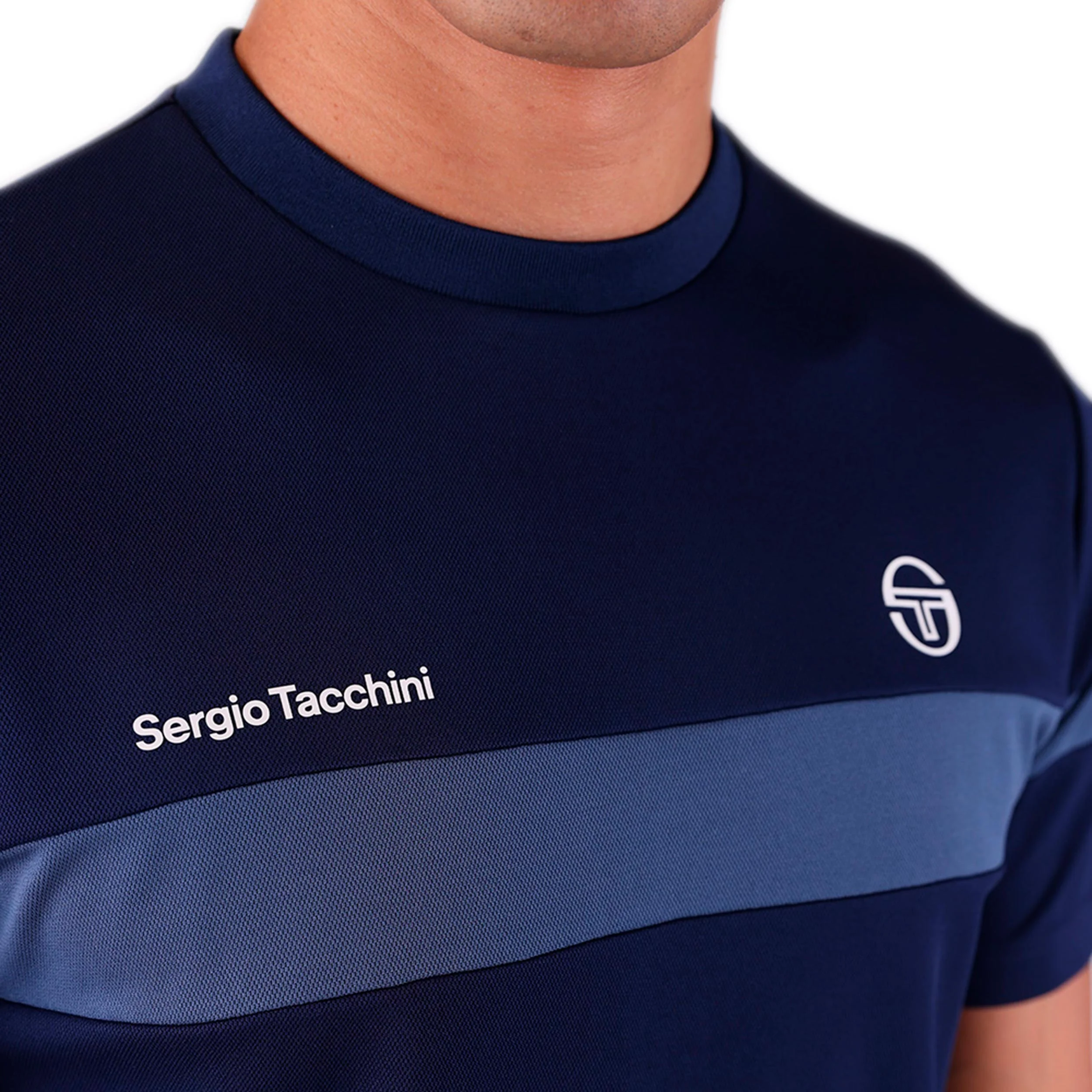 Leone PL T-shirt Hommes - bleu foncé, bleu gris - Image 4