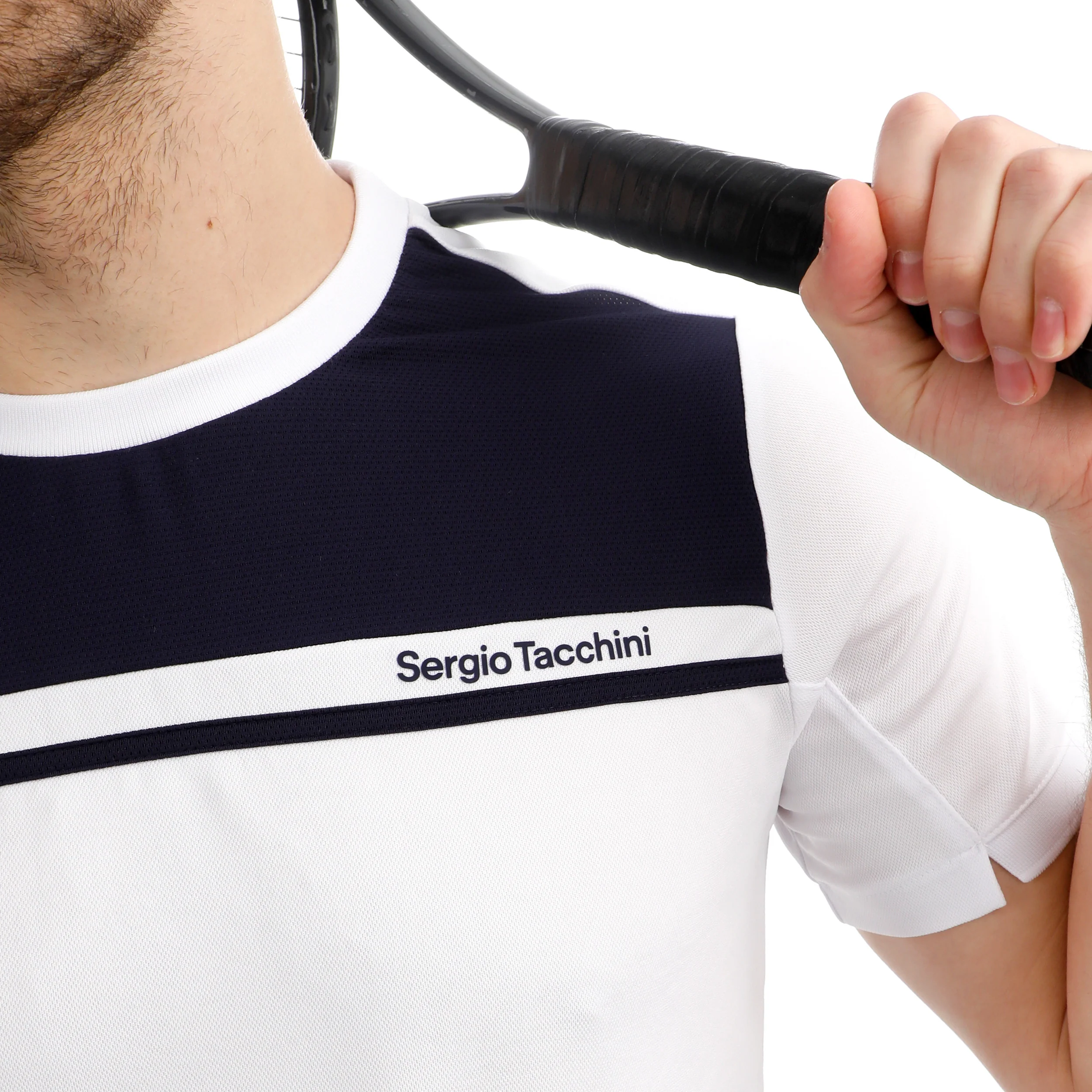 Riflesso PL T-shirt Hommes - blanc, bleu foncé - Image 7