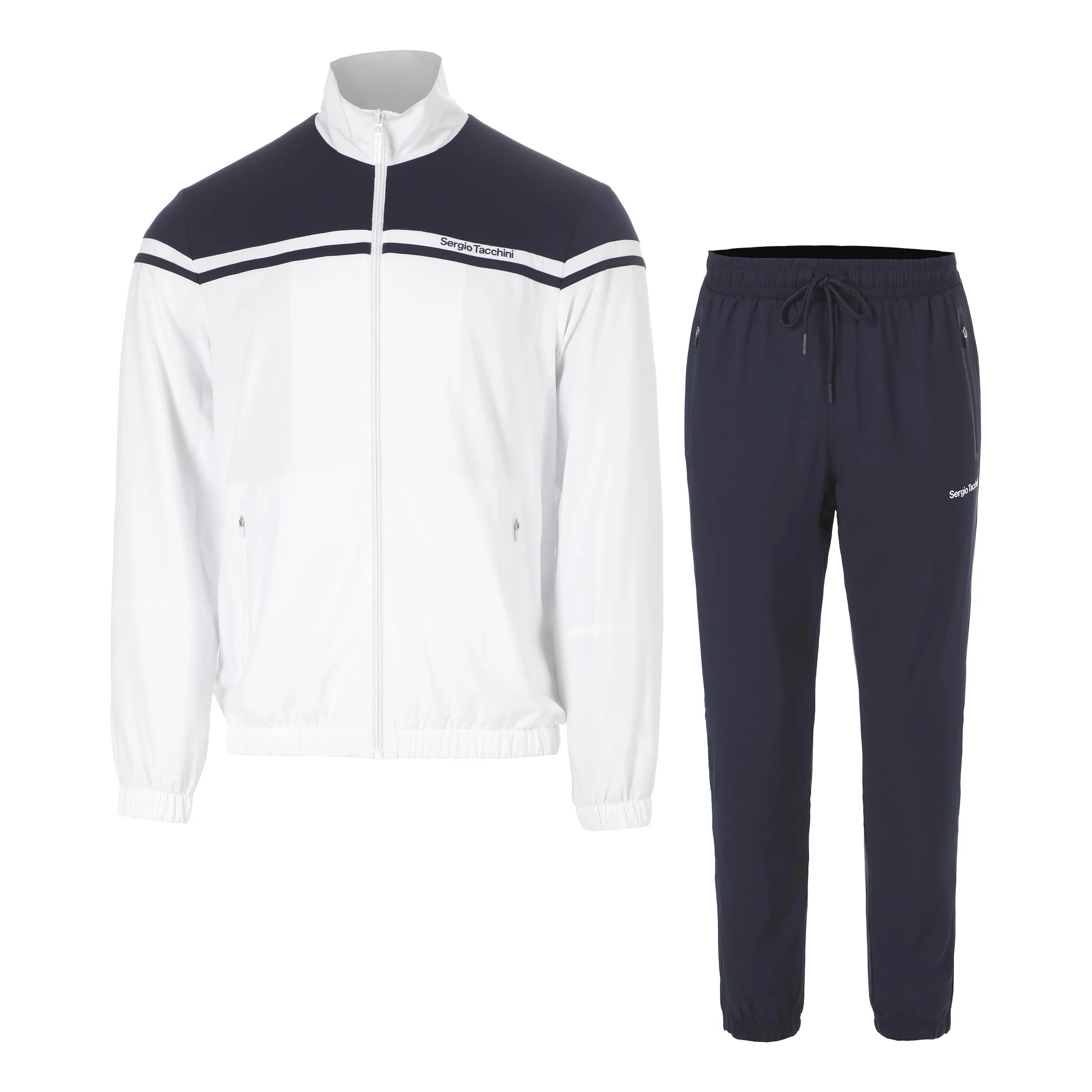 Riflesso Survêtement Hommes - bleu foncé, blanc