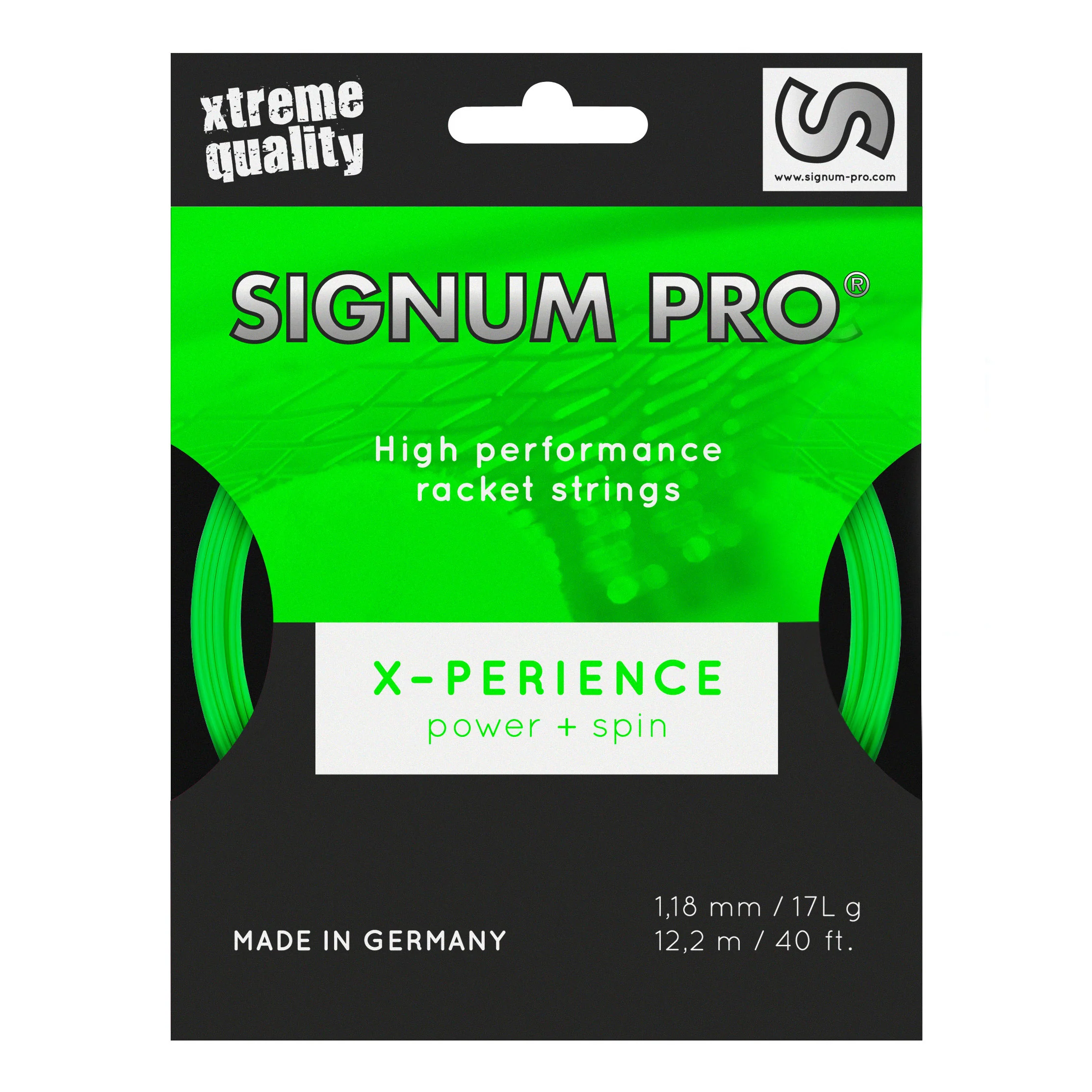 Xperience Cordage En Garniture 12m-Vert Fluo