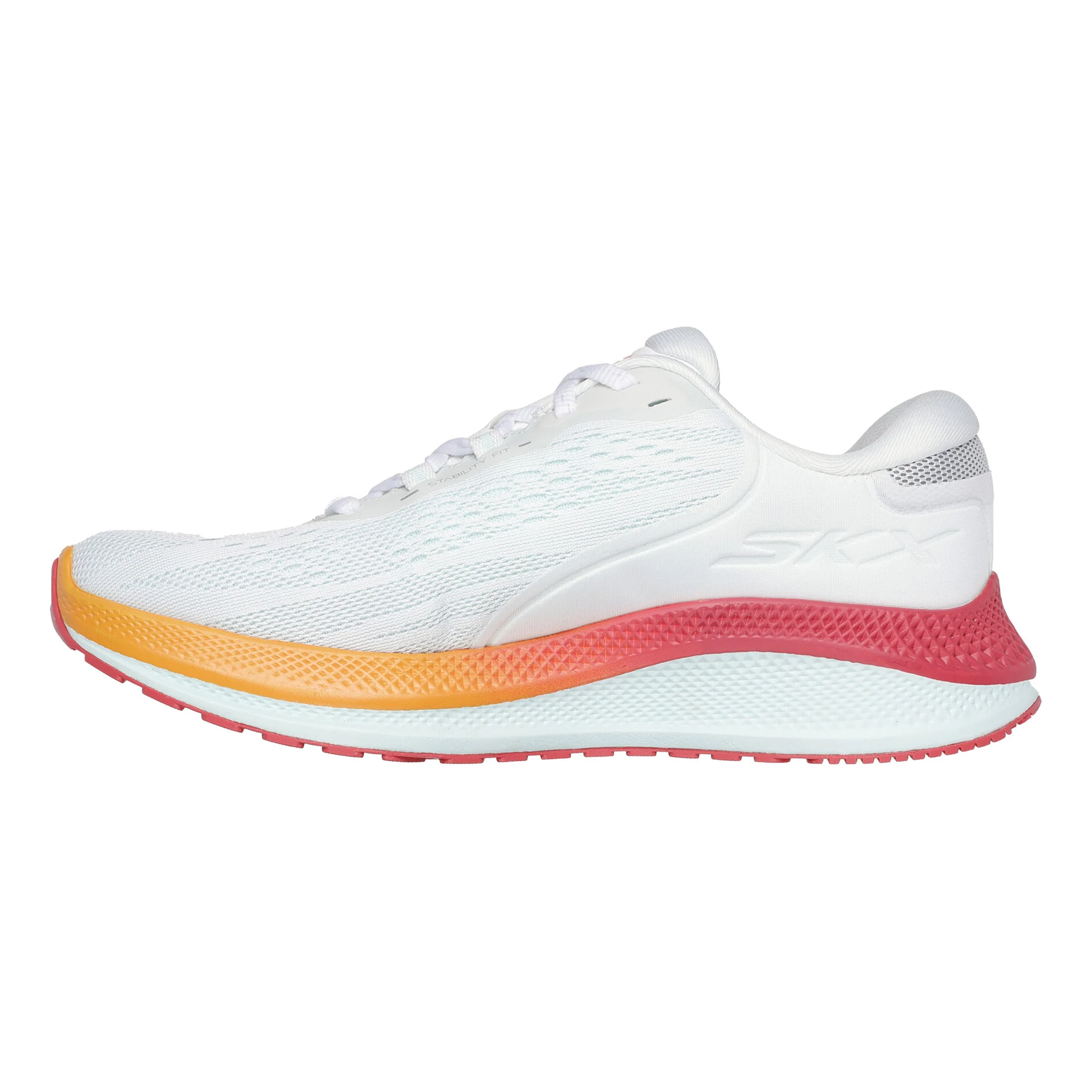 Go Run Persistence 2 Chaussure De Running Sans Stabilisateurs Femmes-Blanc,Orange - Image 2
