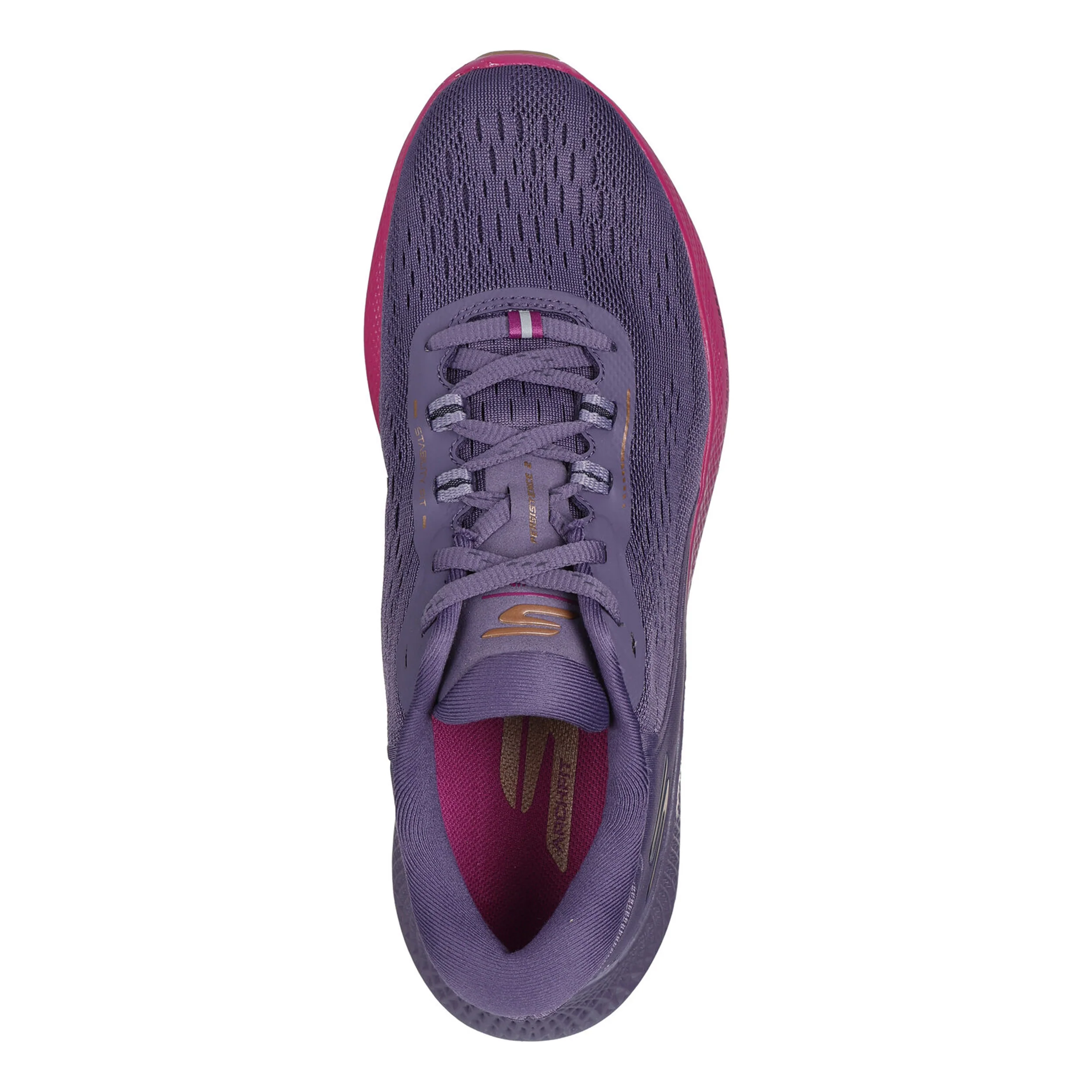 Go Run Persistence 2 Chaussure De Running Sans Stabilisateurs Femmes-Violet,Blanc - Image 3
