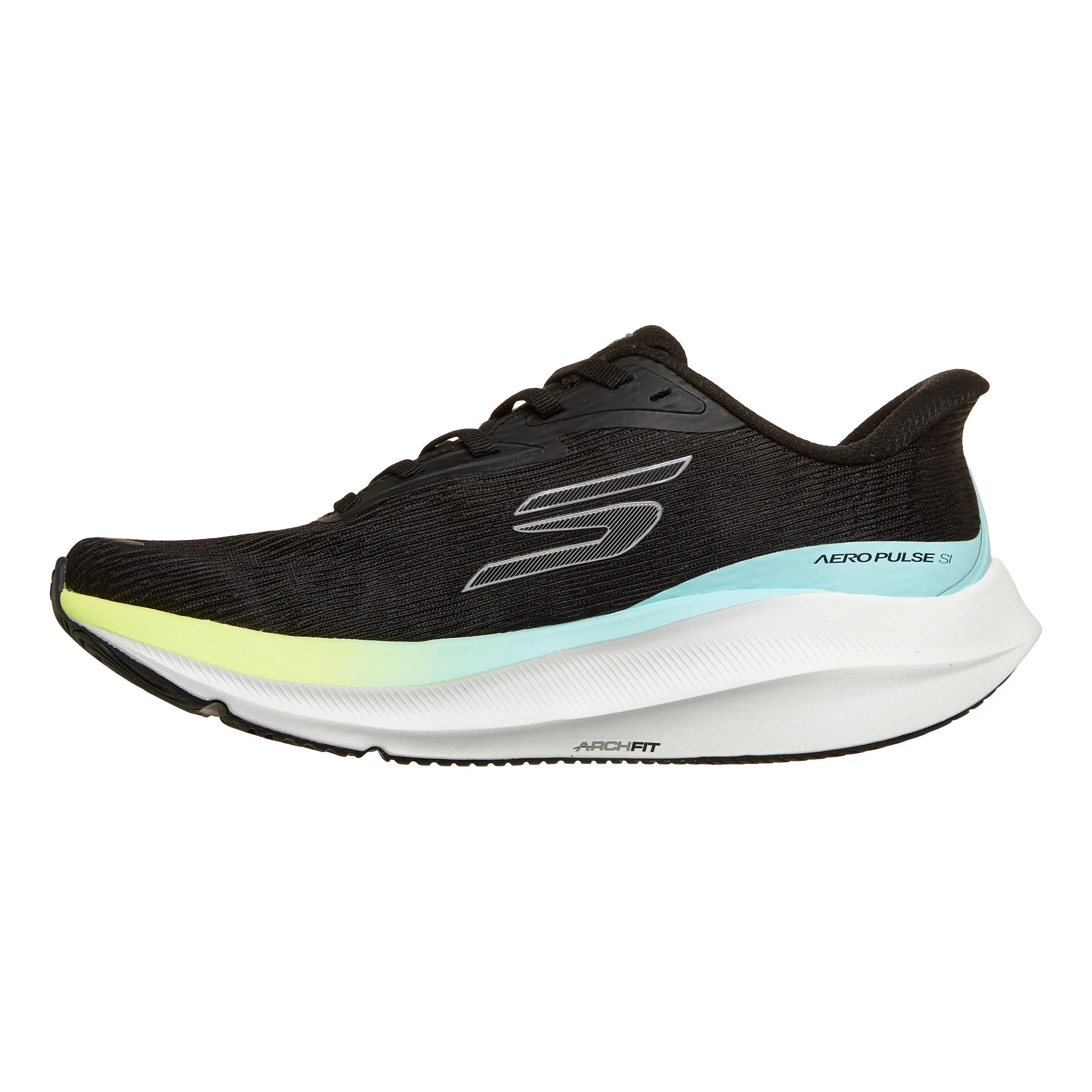 SKX Aero Pulse Slip-In Chaussure de running sans stabilisateurs Femmes - noir, jaune - Image 2