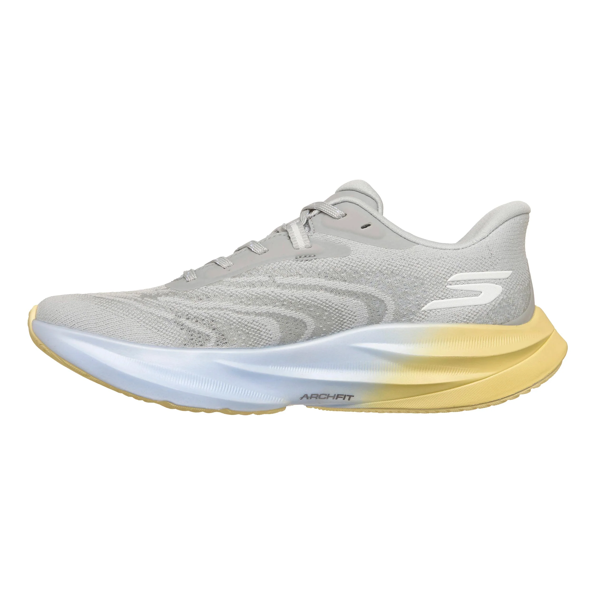 SKX Aero Spark Chaussure de running sans stabilisateurs Femmes - gris clair, jaune - Image 2