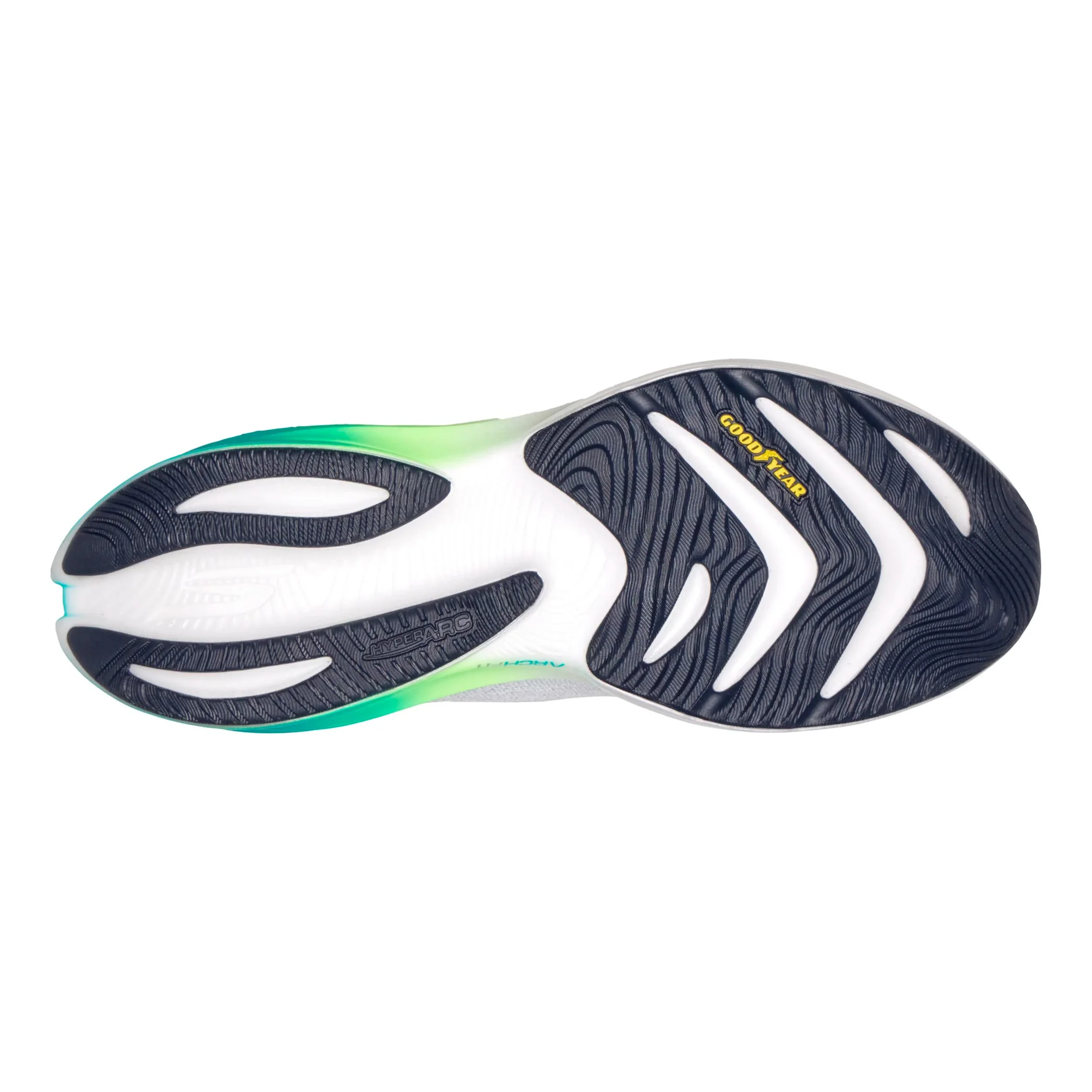 SKX Aero Spark Slip-In Chaussure de running sans stabilisateurs Hommes - blanc, jaune lemon - Image 4