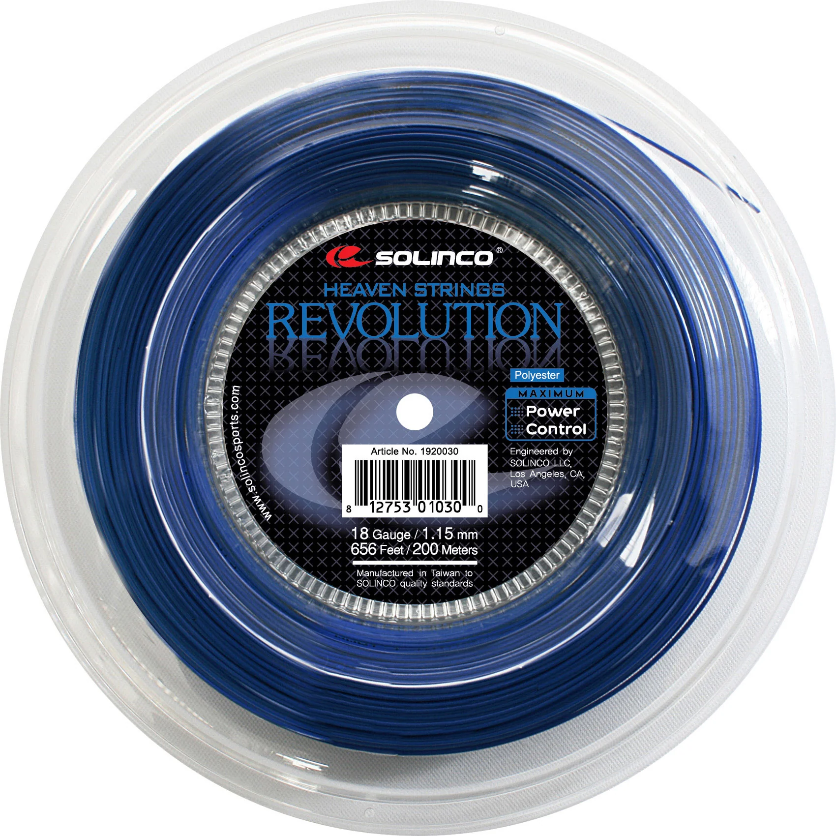 Revolution Bobine Cordage 200m-Bleu