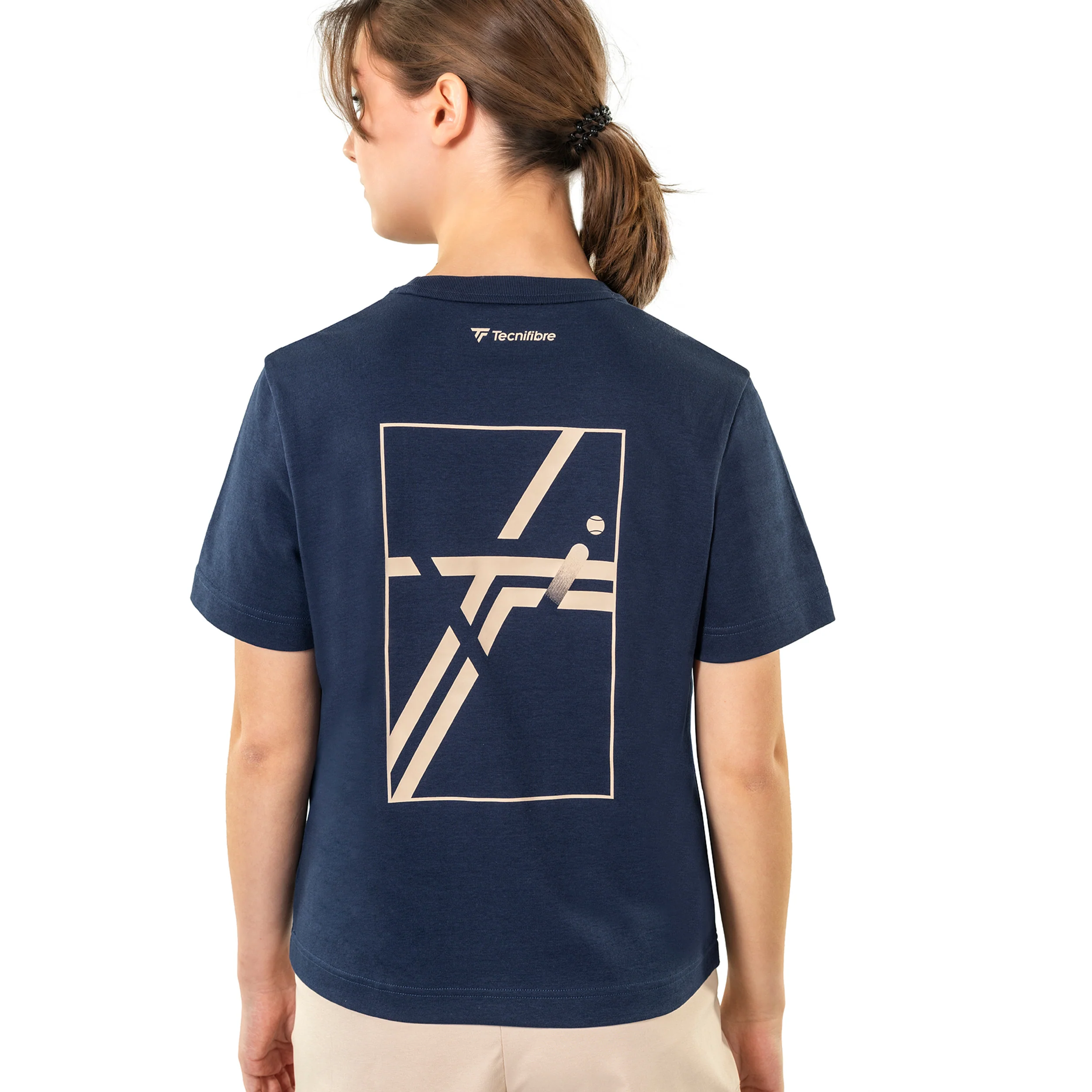 Graphic T-shirt Femmes-bleu foncé - Image 4