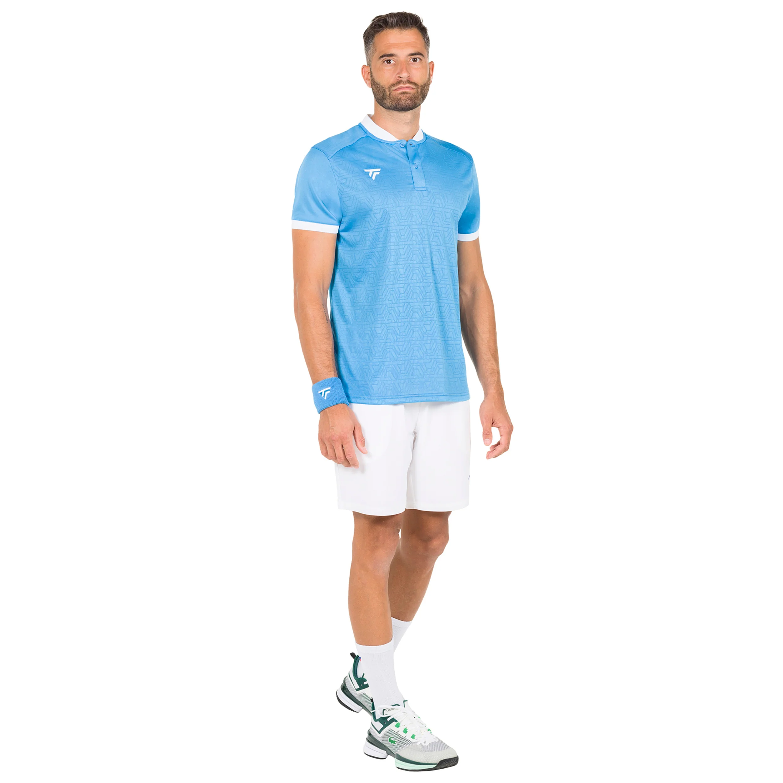 Team Mesh Polo Hommes-Bleu Clair - Image 3