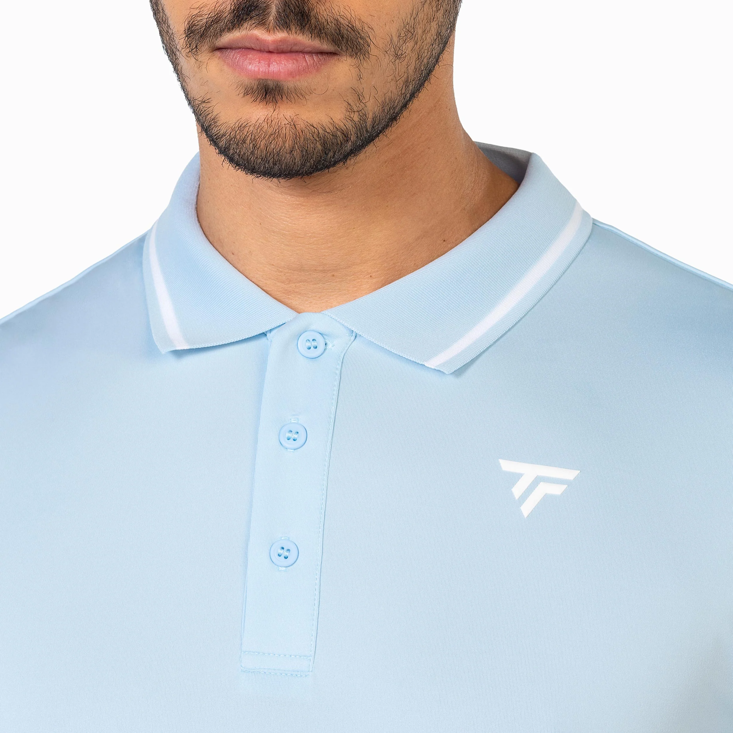 Team Tech Polo Hommes - bleu clair - Image 4