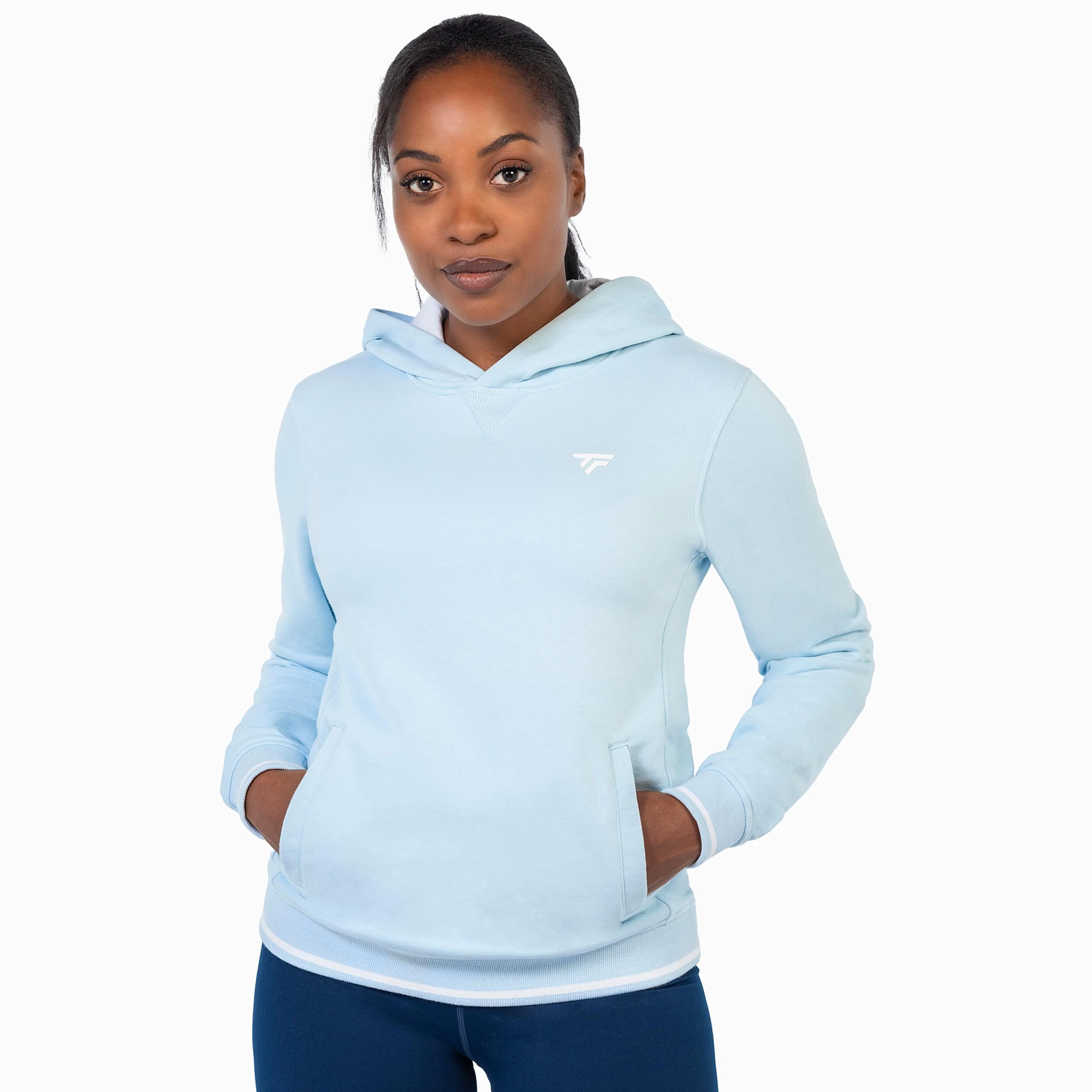 Team Terry Sweat à capuche Unisex - bleu clair - Image 3