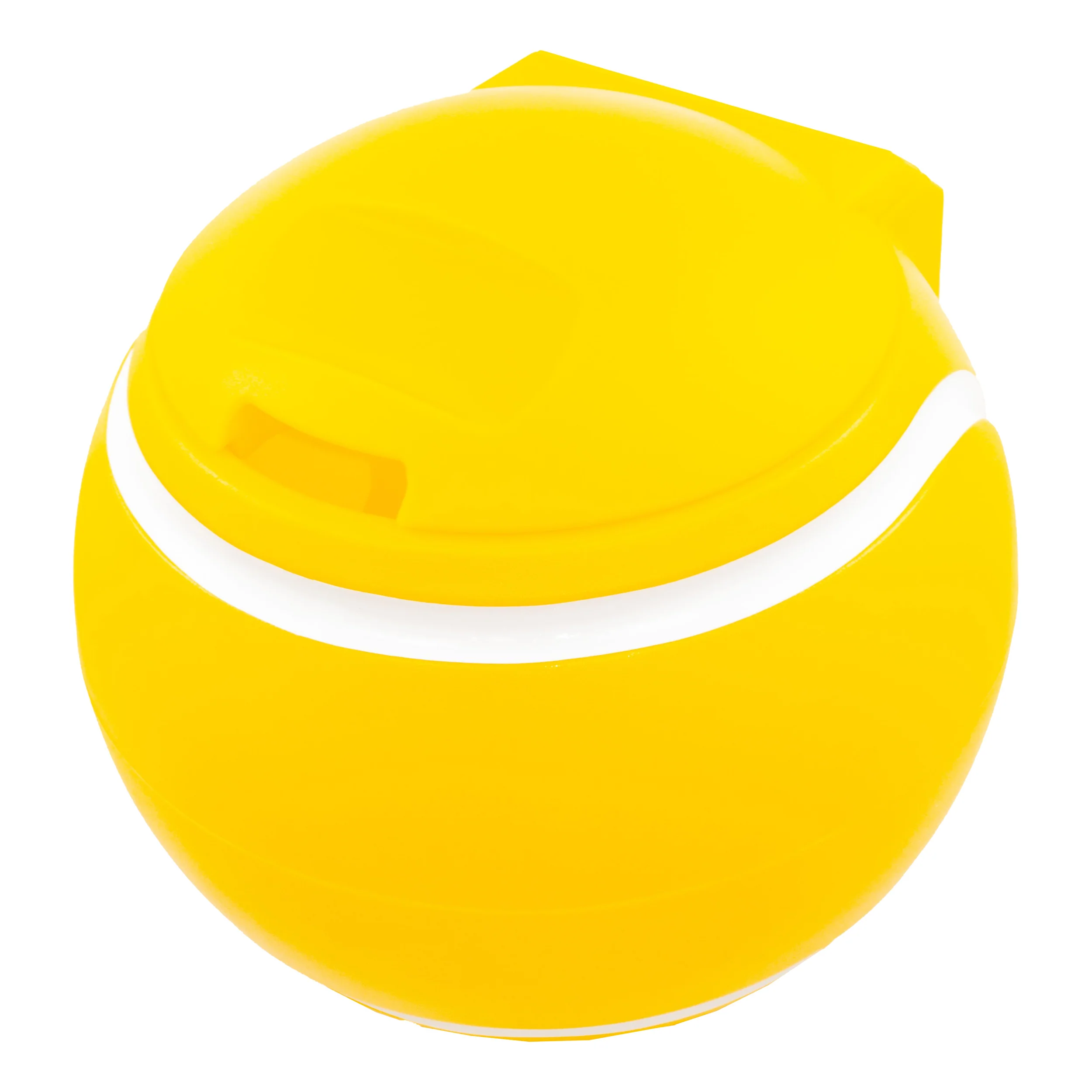 In Ballform Conteneur À Déchets-Jaune
